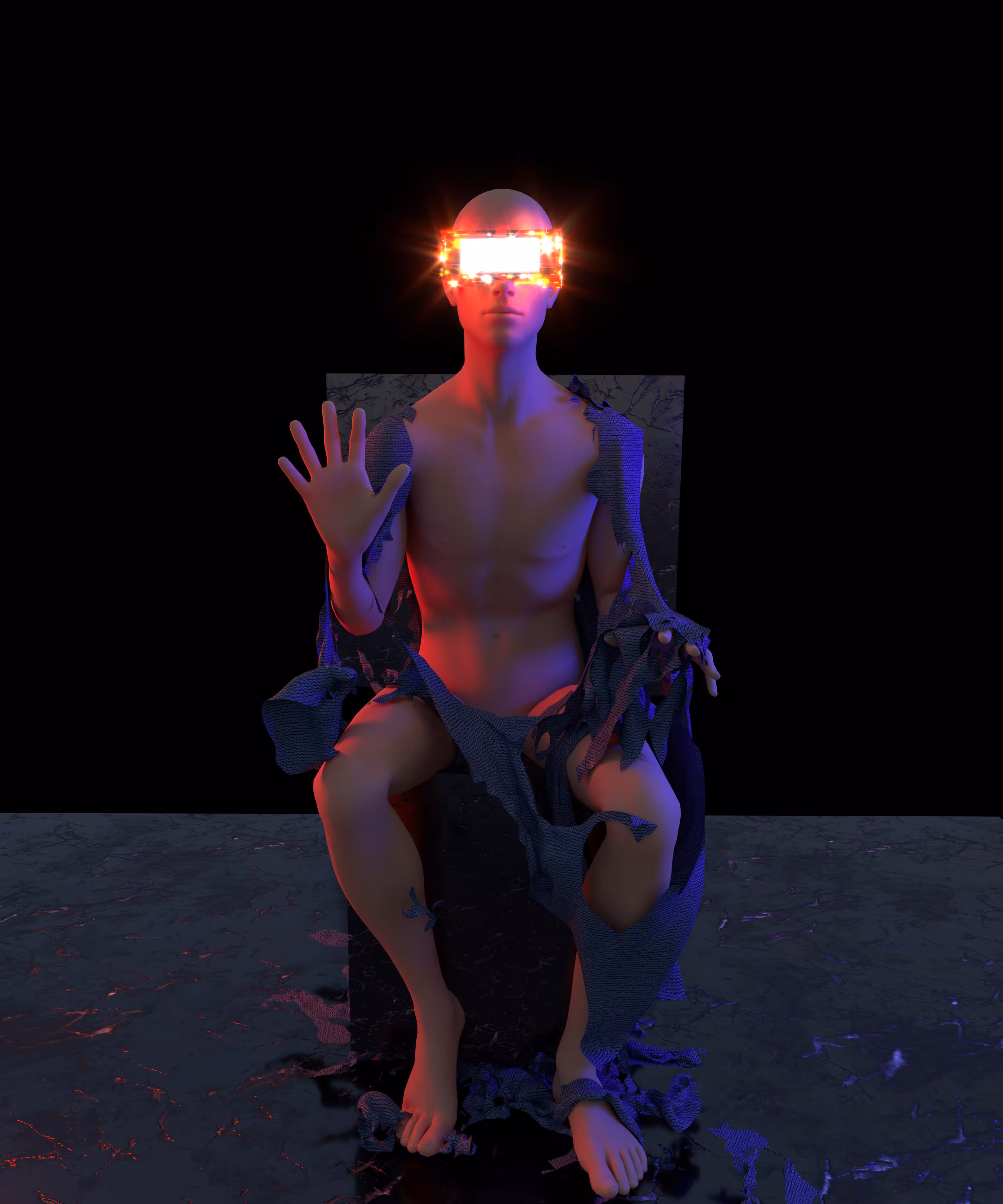 Metaverse Addicted Man 
