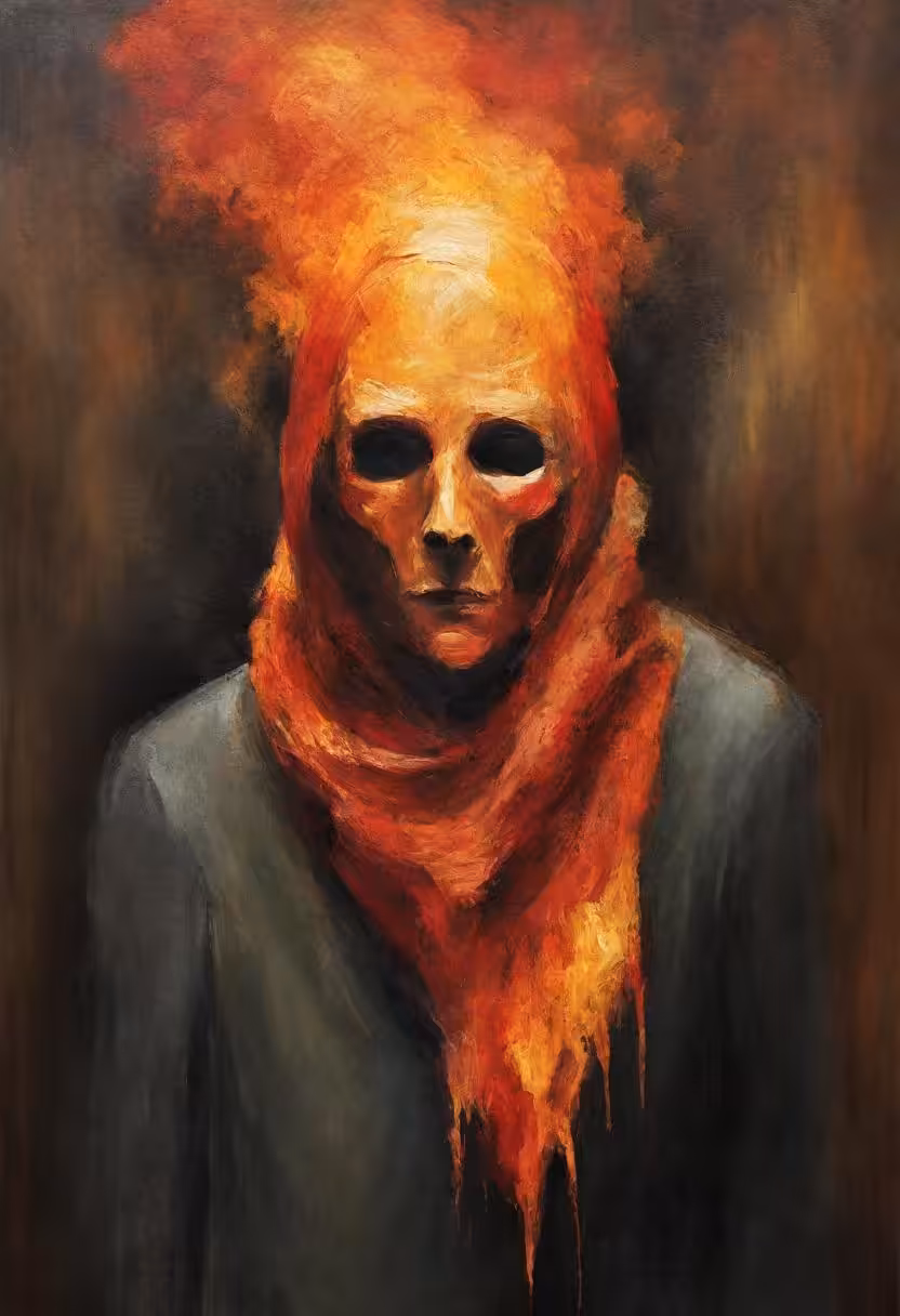 Burning scarf
