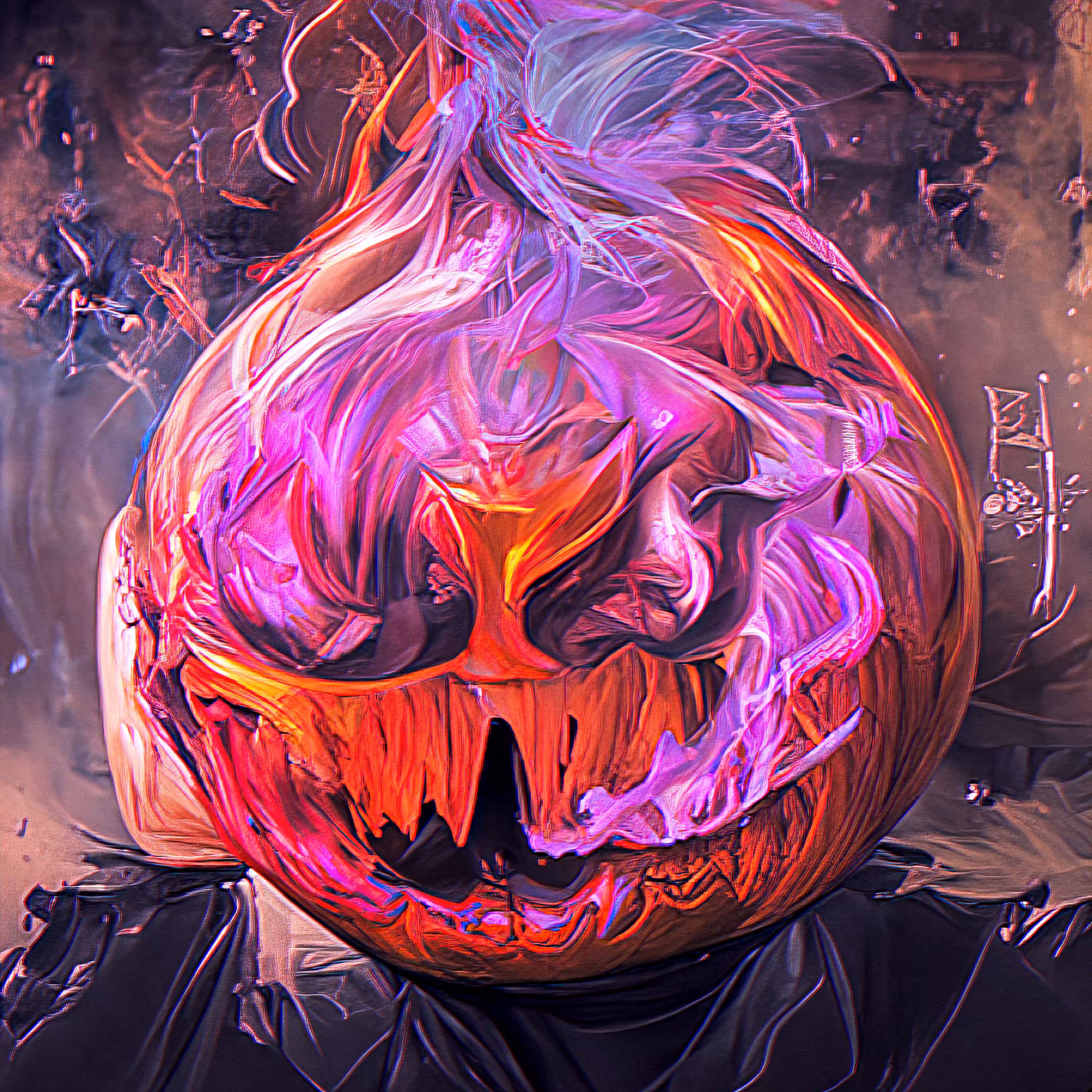 Psychedelic Pumpkins #1