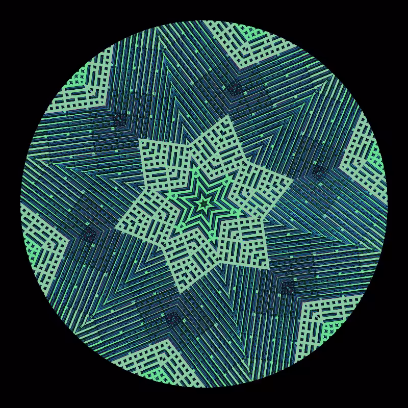 Binary kaleidoscope #117