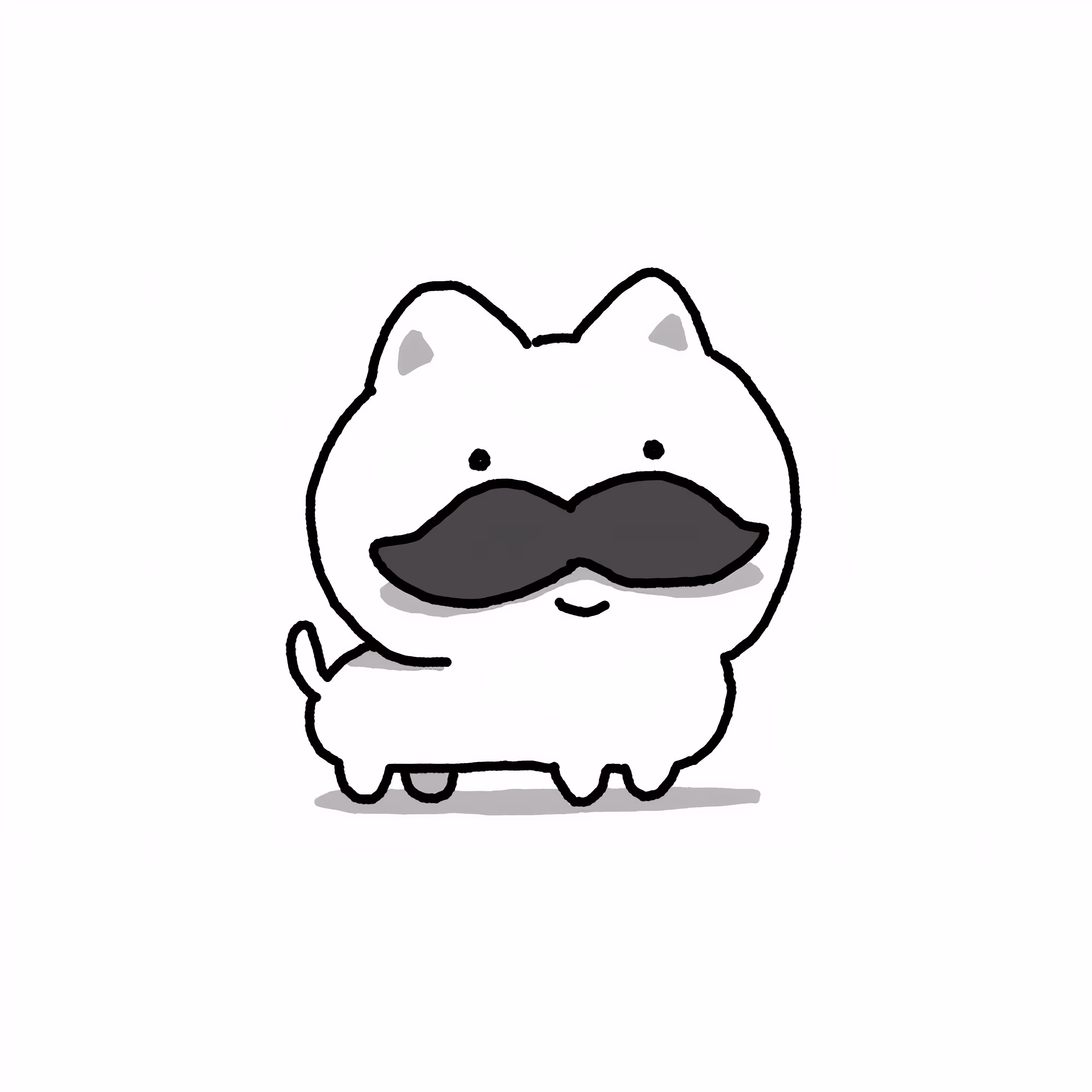 Little Friends: Mustacat