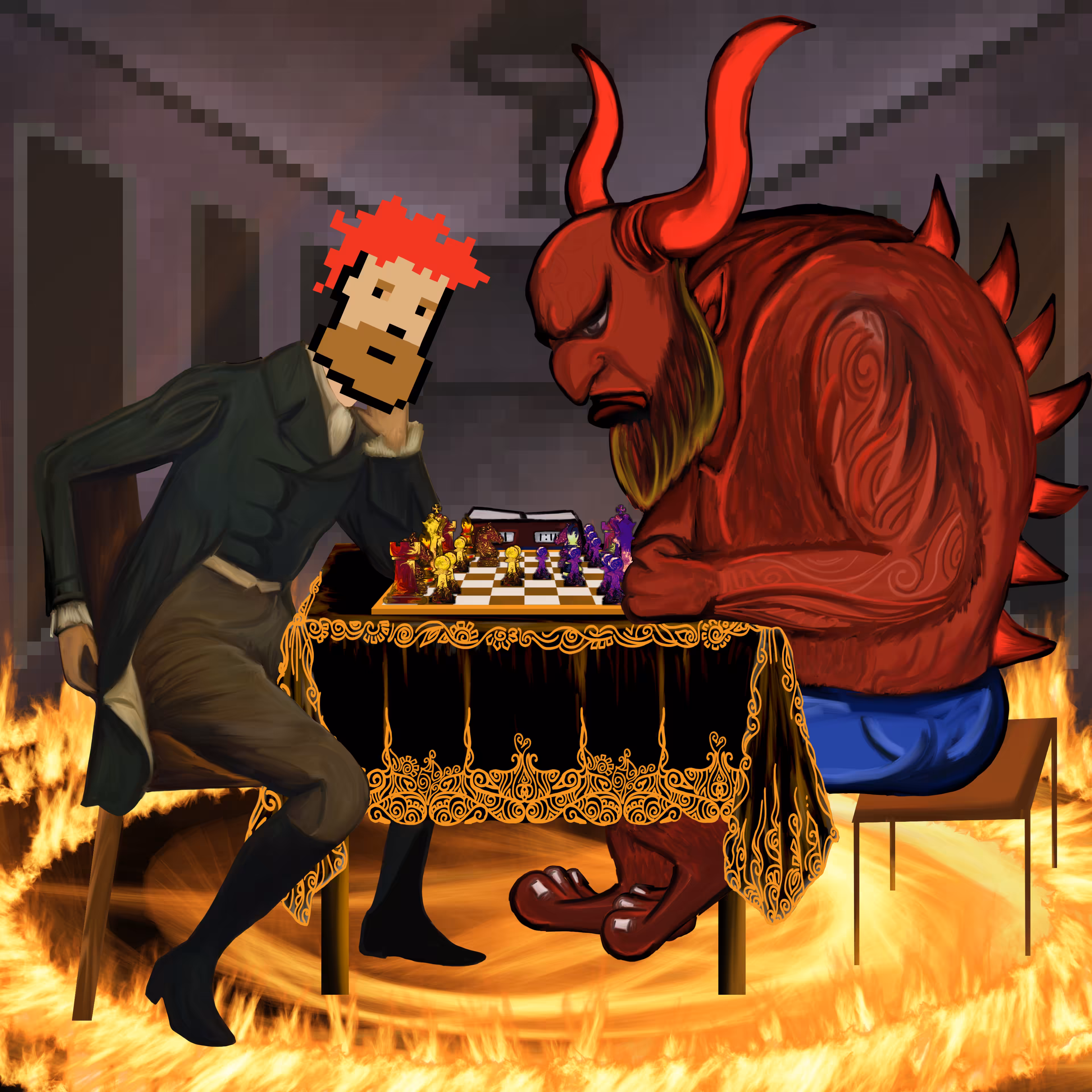 Chess Players: Chess Match #207