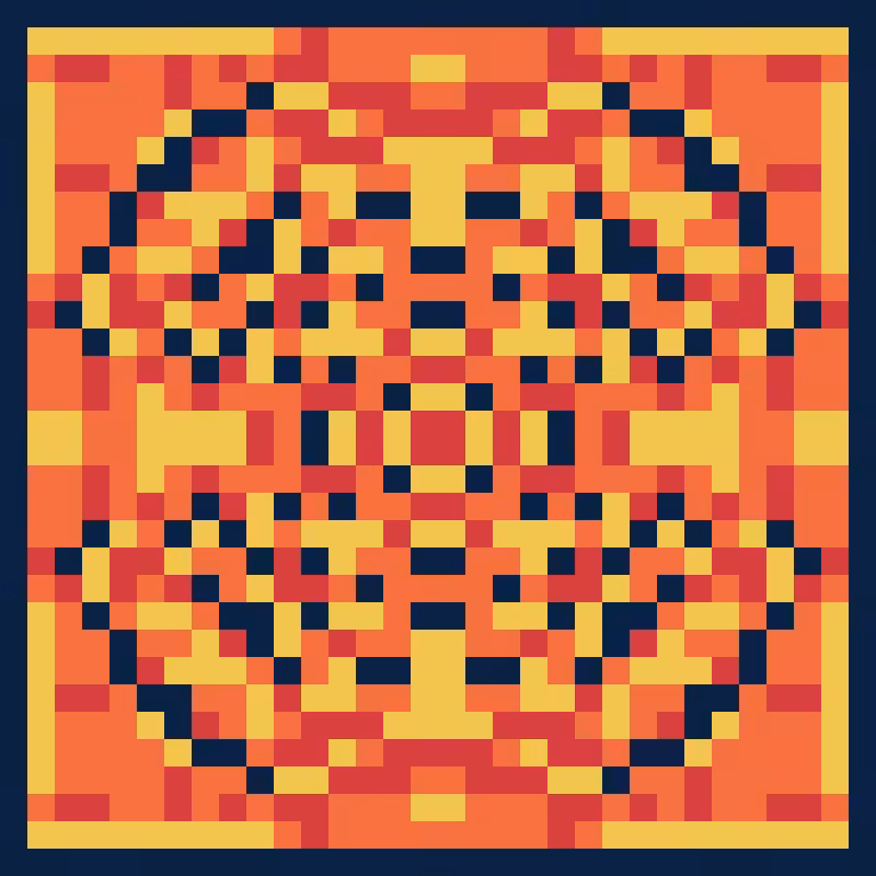 Pixel Mandala #49