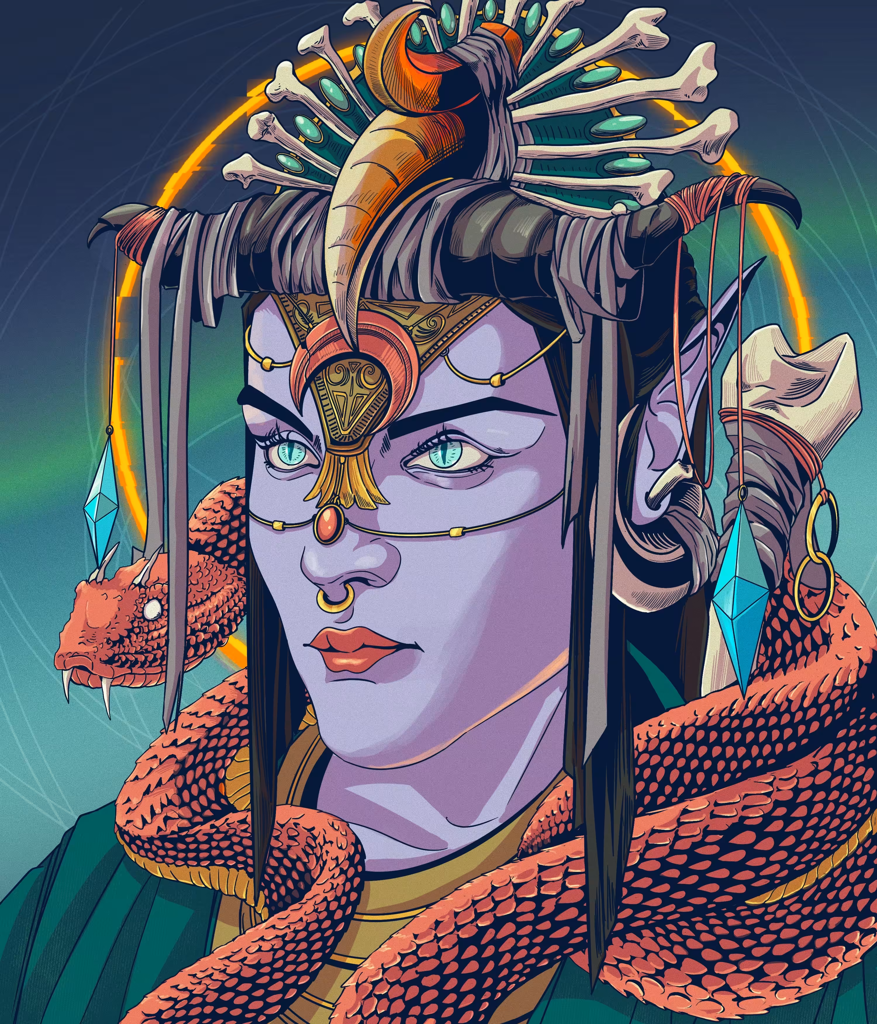 Goddess of Serpents and Bones