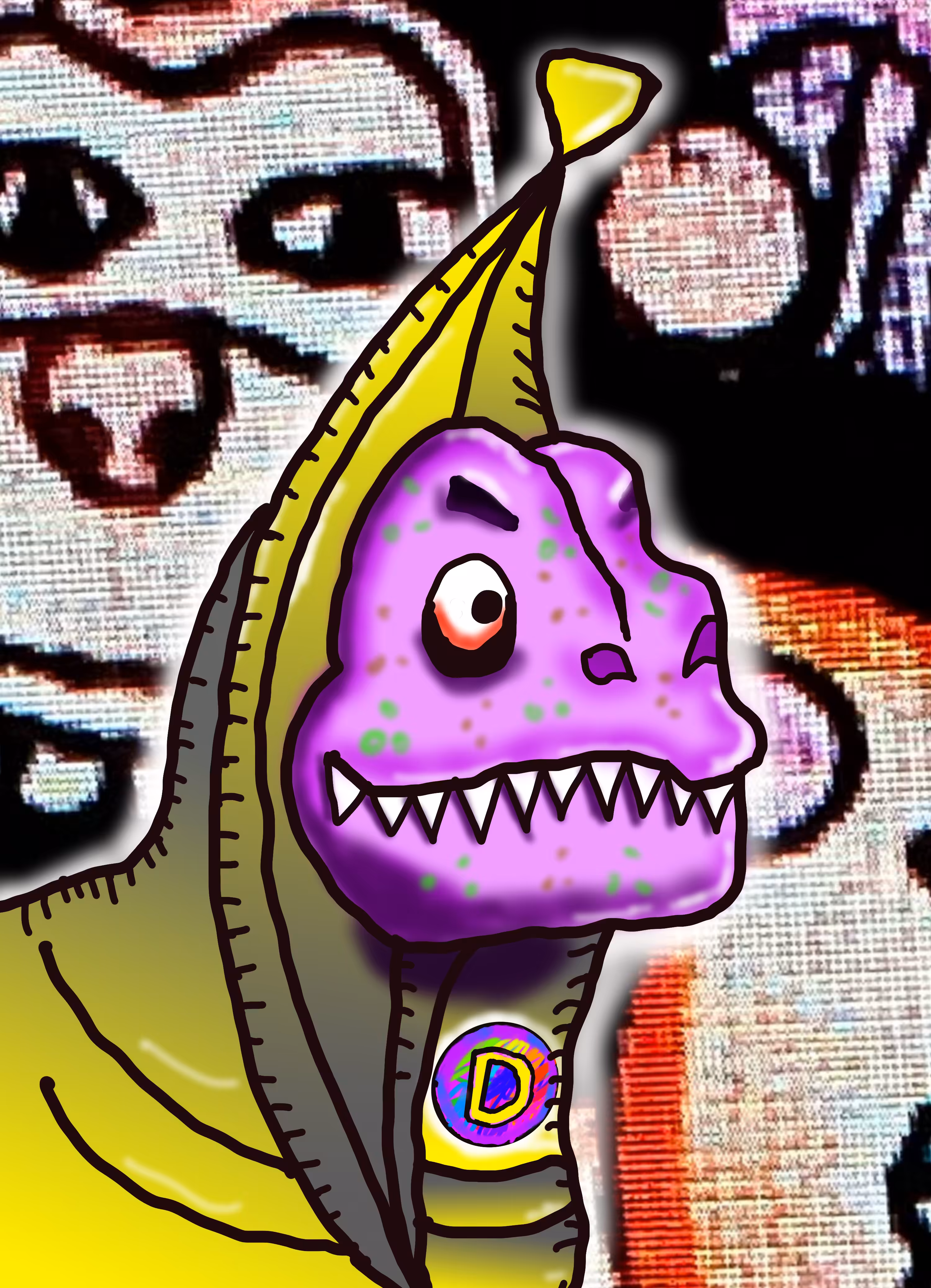 Silly T-Rex No.#68  I’m. banana