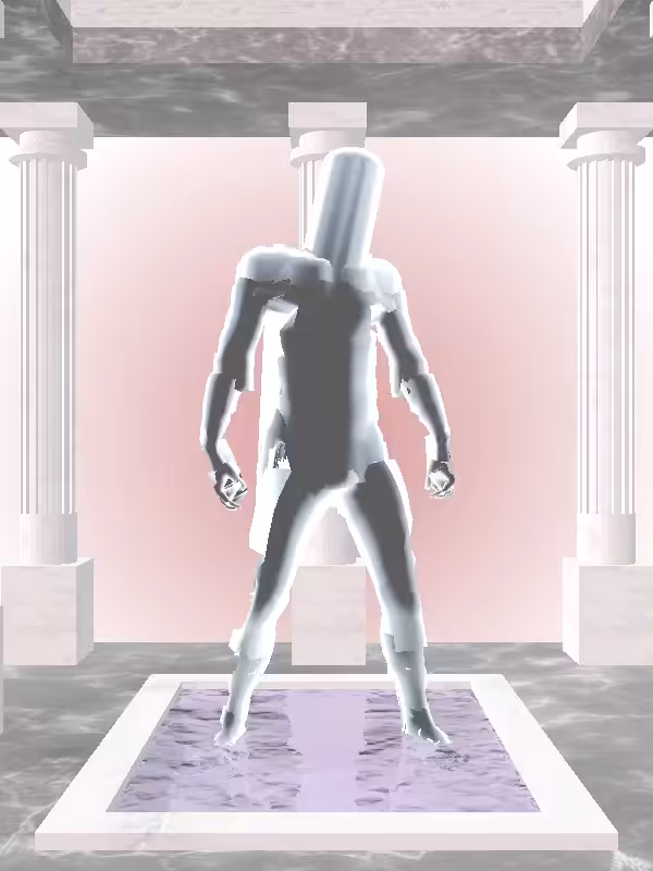 HeavenComputer: The Shooter Luminescent Chrome Man #7057