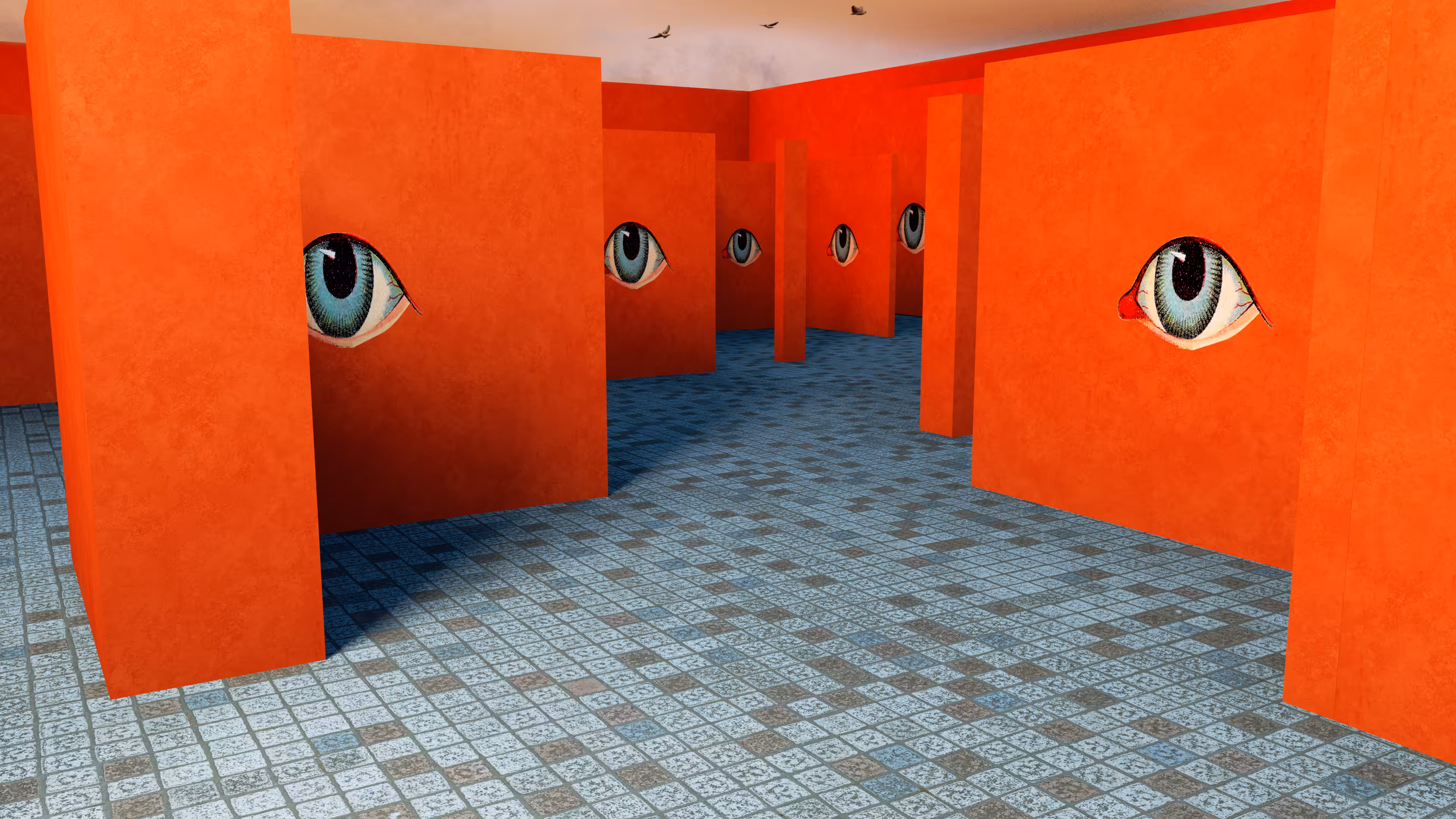 The labyrinth of eyes