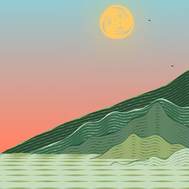 Painted Mountain Sunset #19