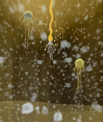 Reality versus Fantasy - Dance with jellyfish