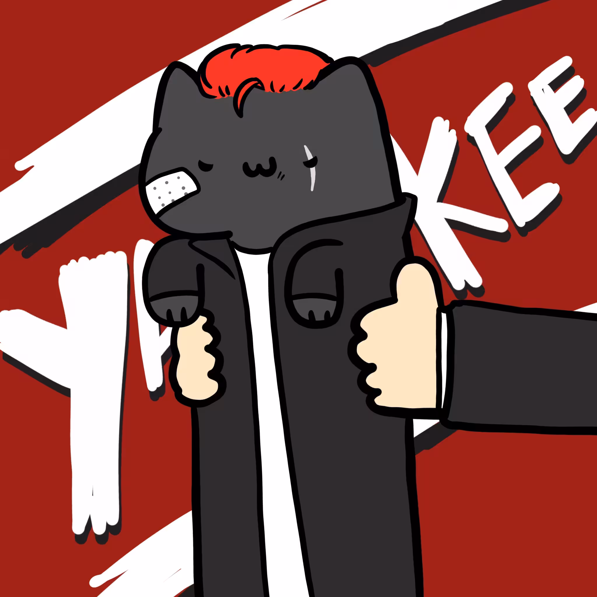 Long long Yankee cat #097