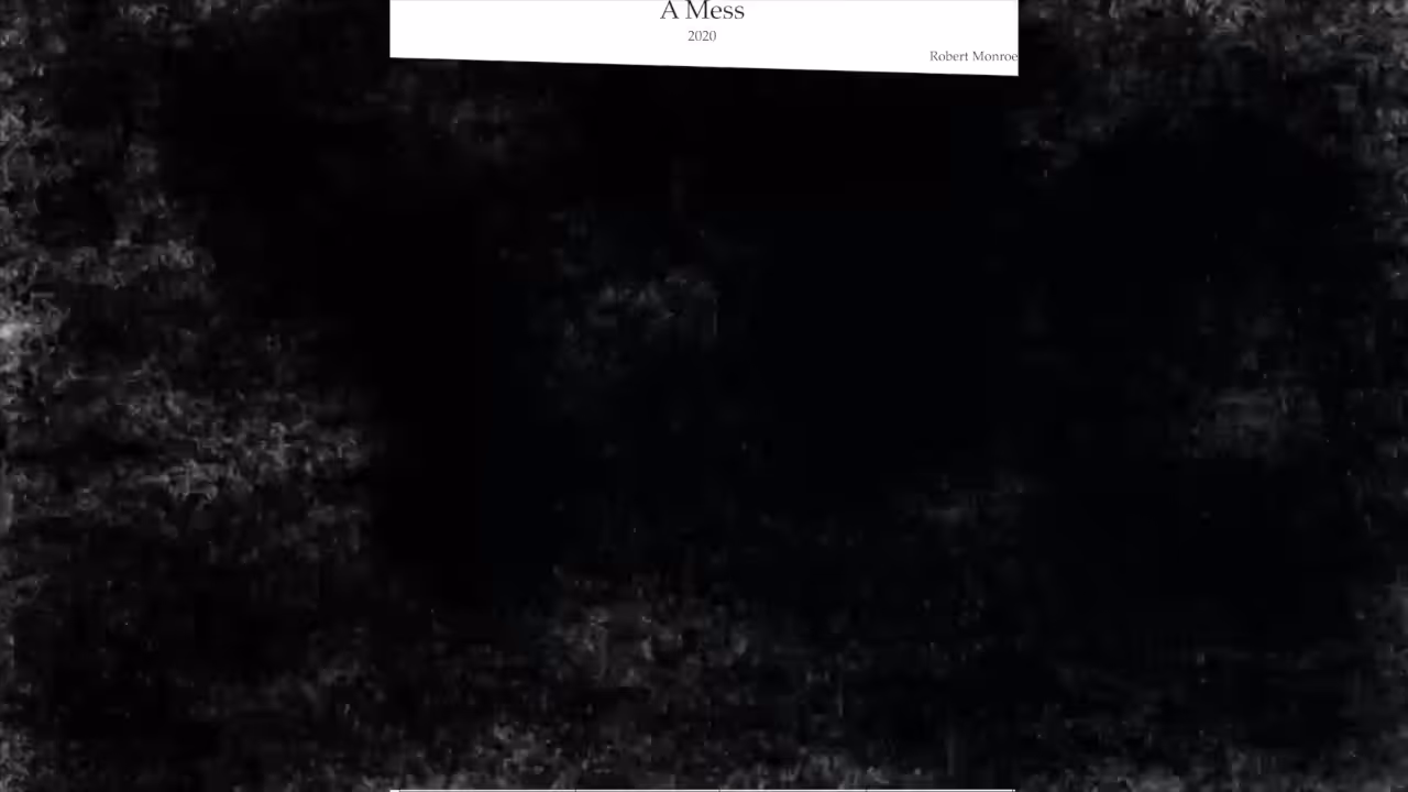 A Mess (2020) Opus 9 No. 1
