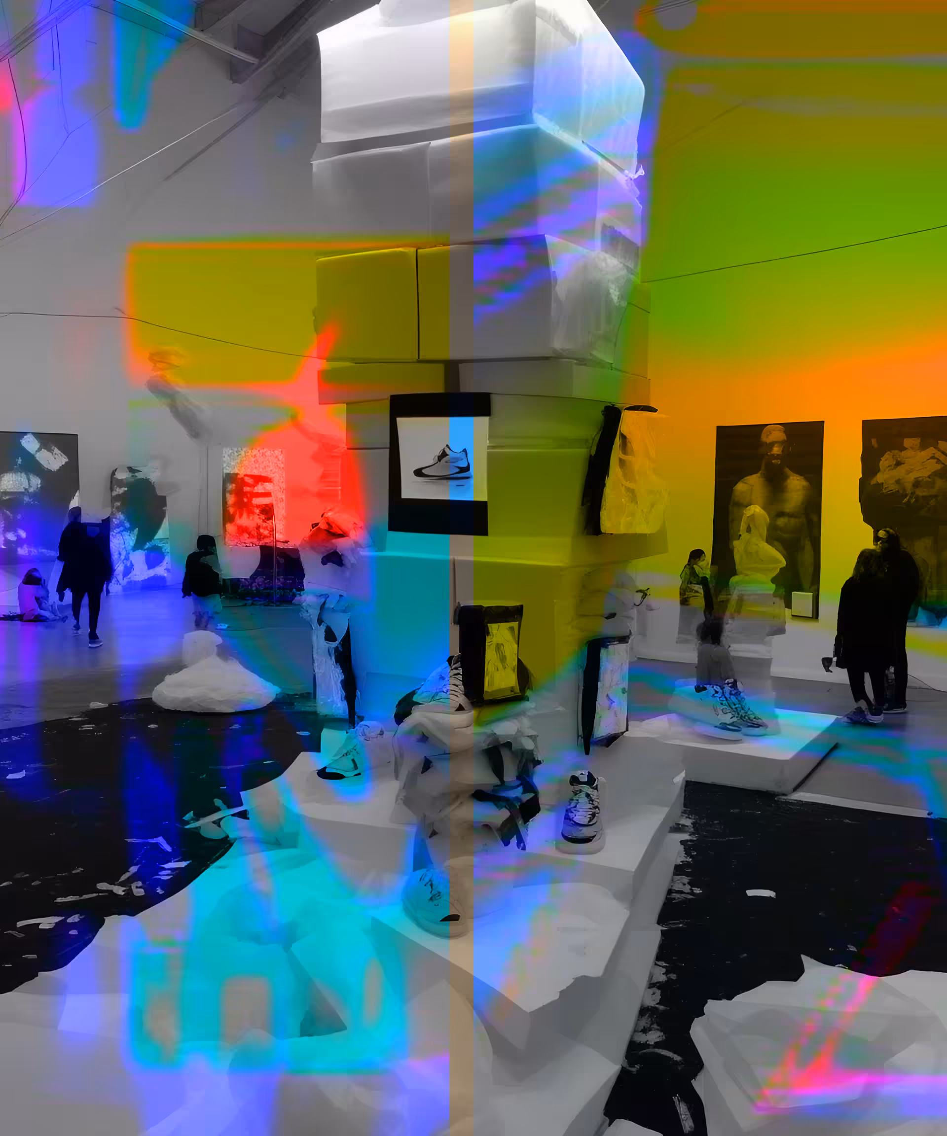 Impossible Pole #2 "Sneaker Pole at the Glitch Show"