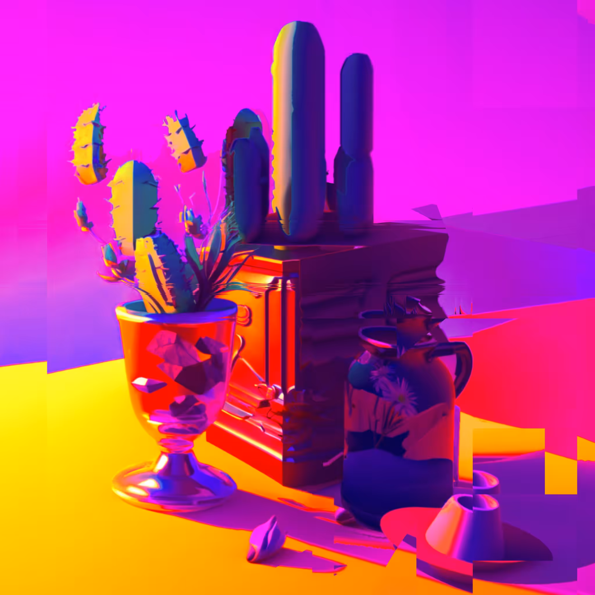 AI Glitch Western goes POP!