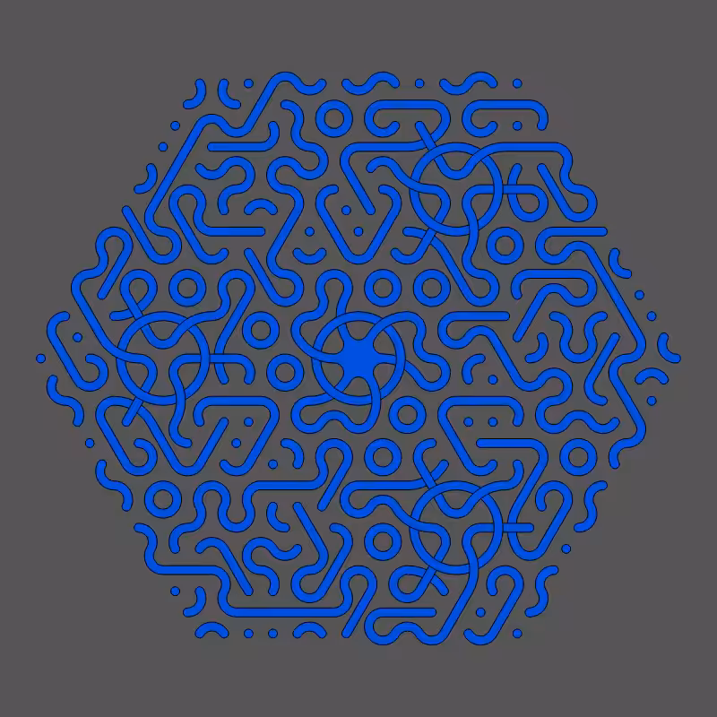 Threefold Symmetry - Dark Variations #456