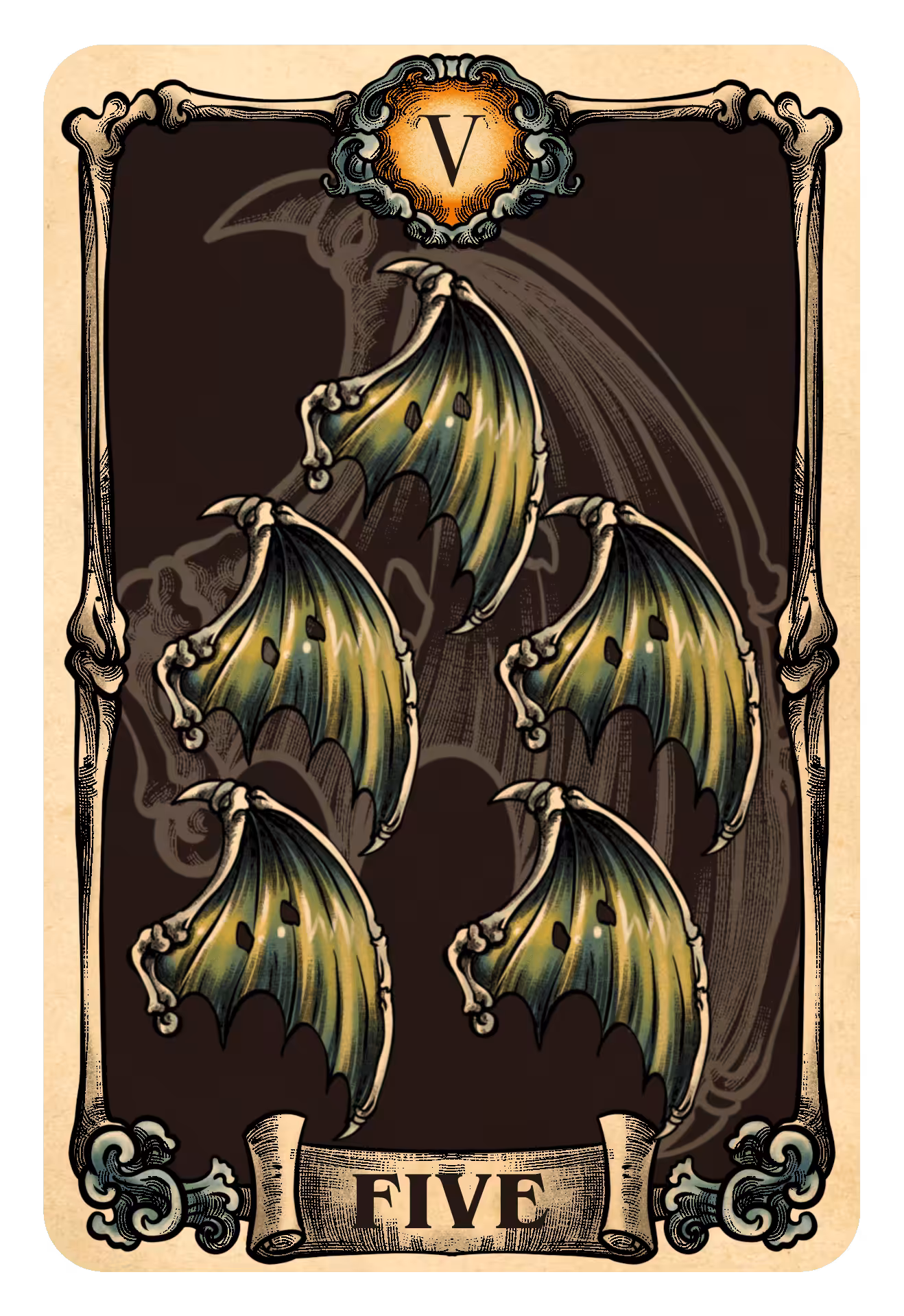 Alphabet Card Letters of SEWER STORY: No.5