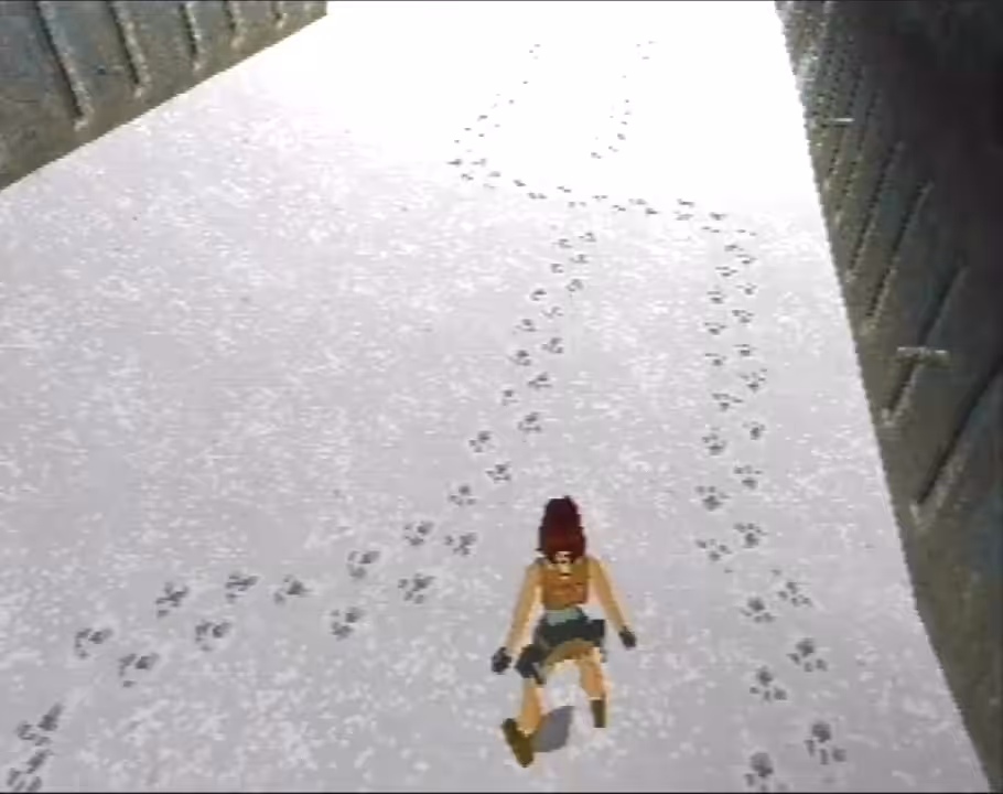 Flames,  1997 (2 min of Lara Croft dying)