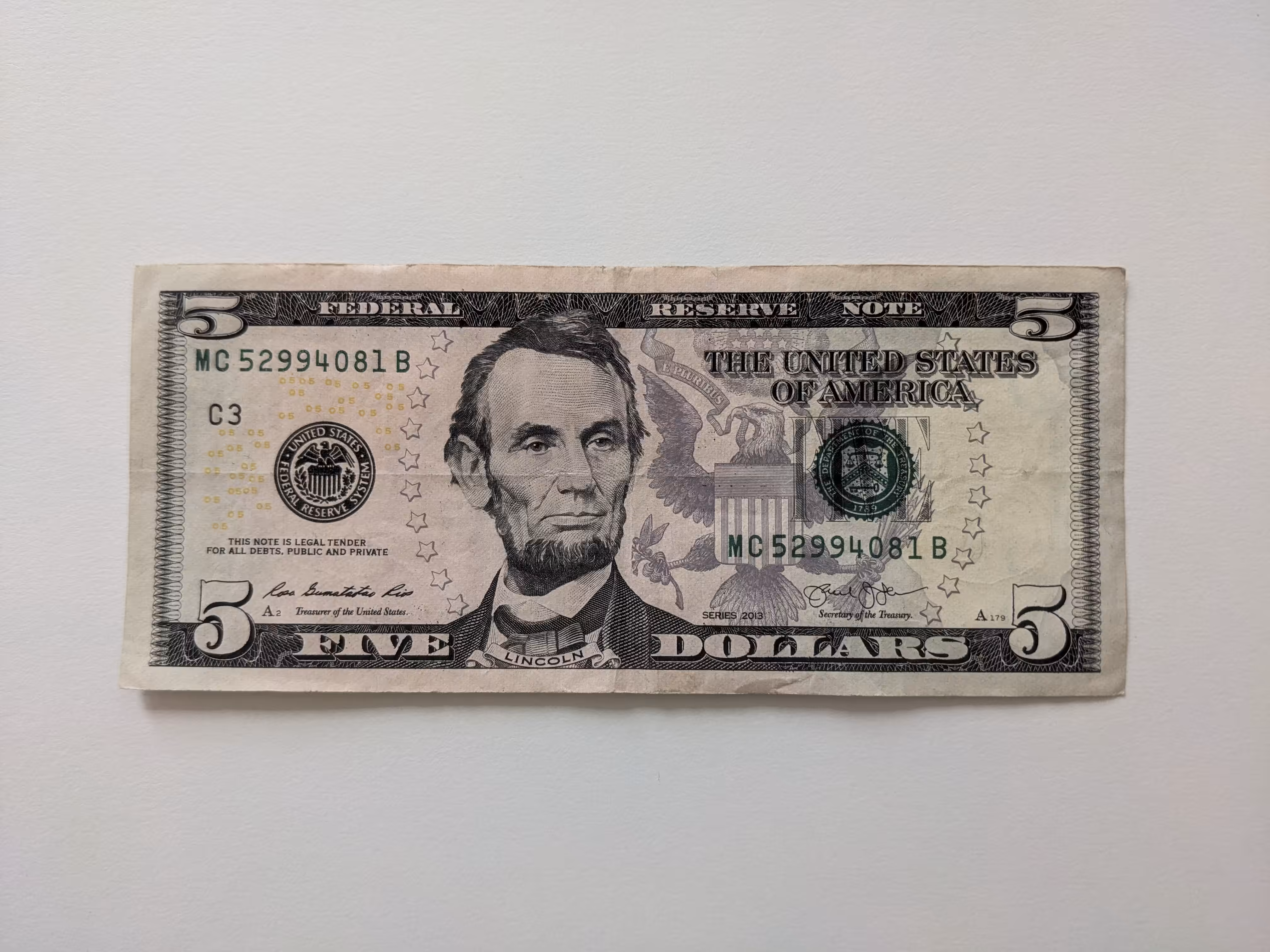 $5.00