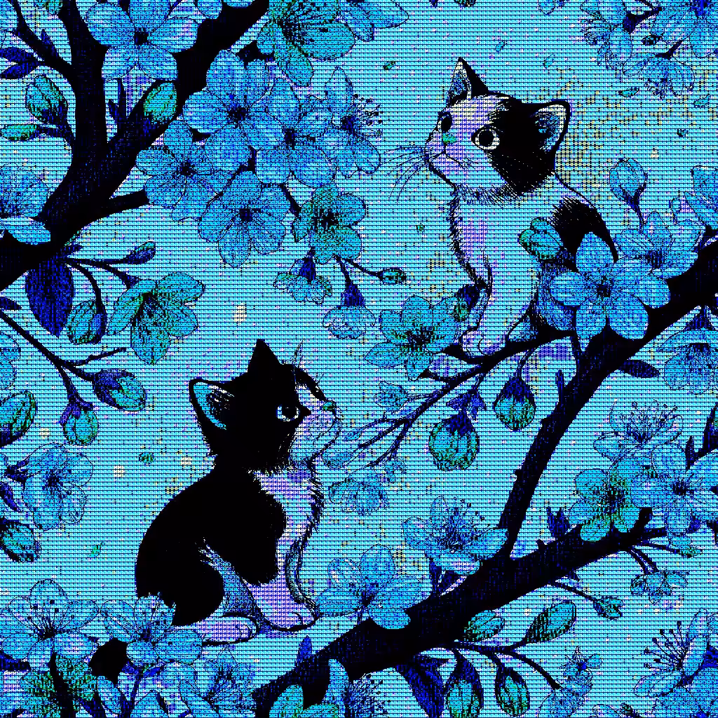 Kittens in Bloom