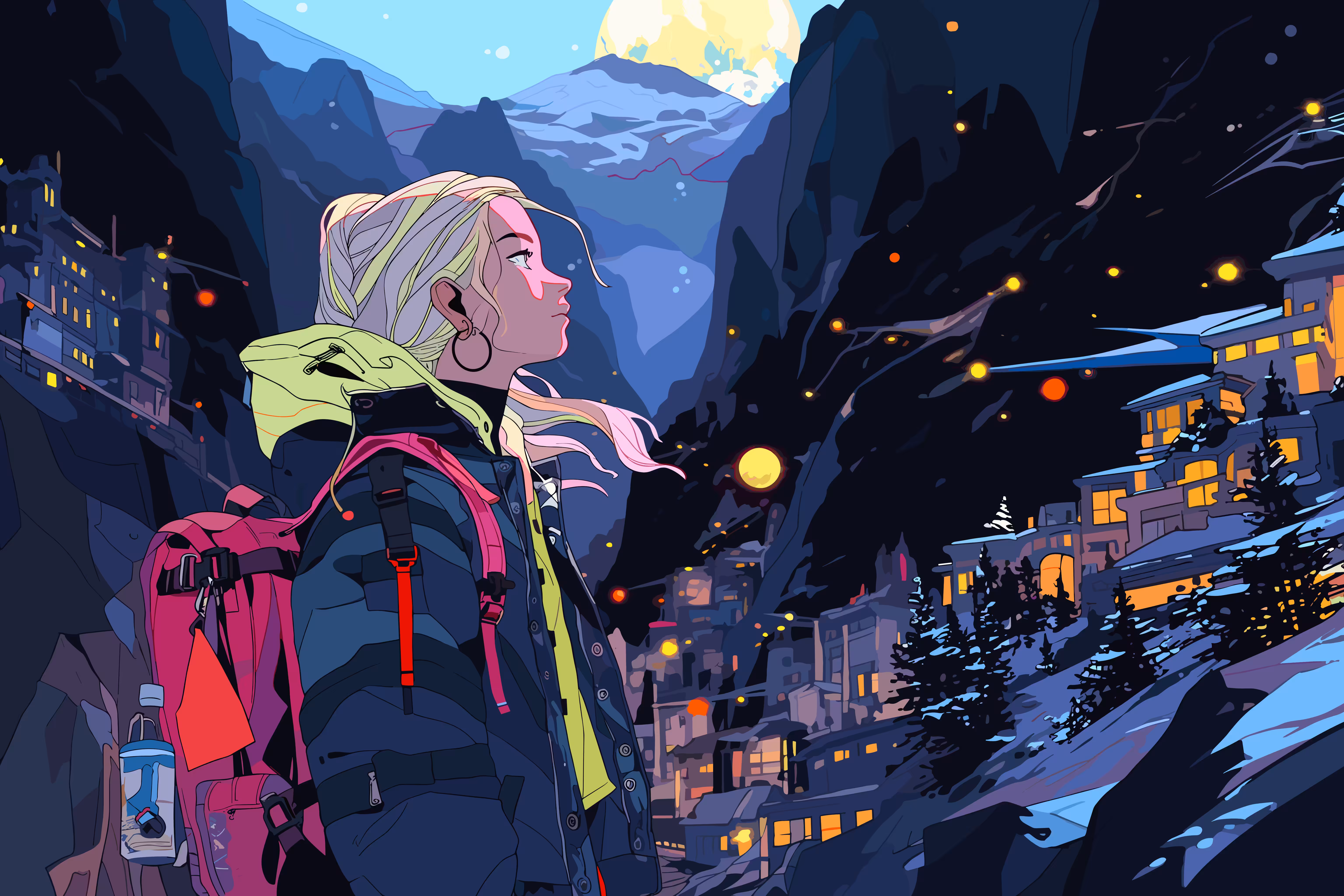 to the summit