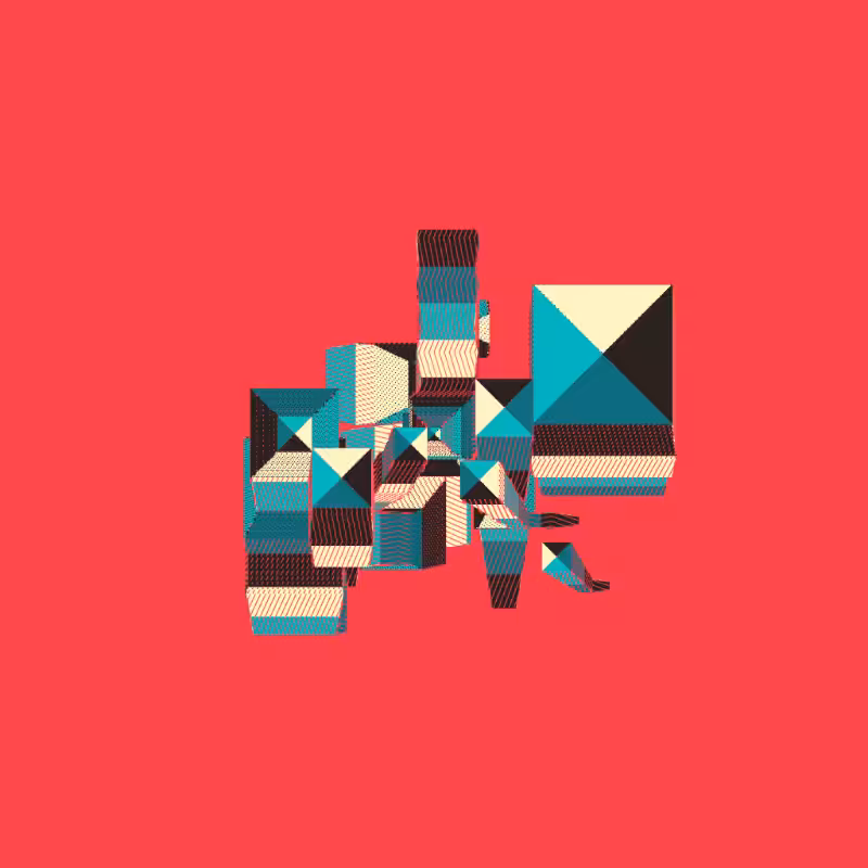 Living Squares Study II #13