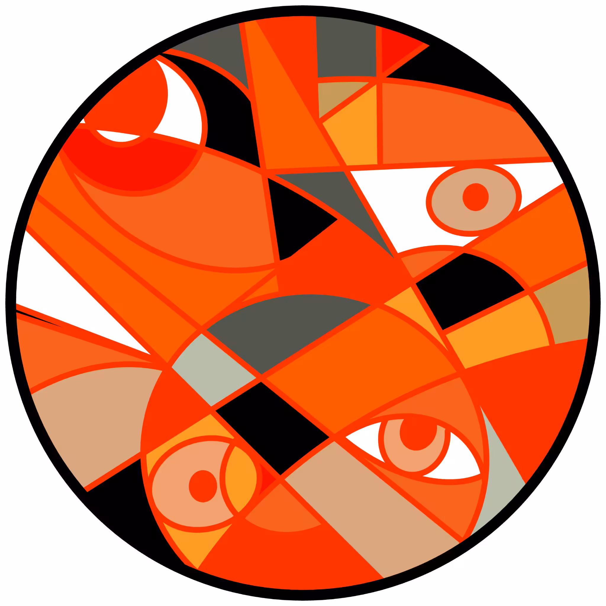 Cubist Circle 92