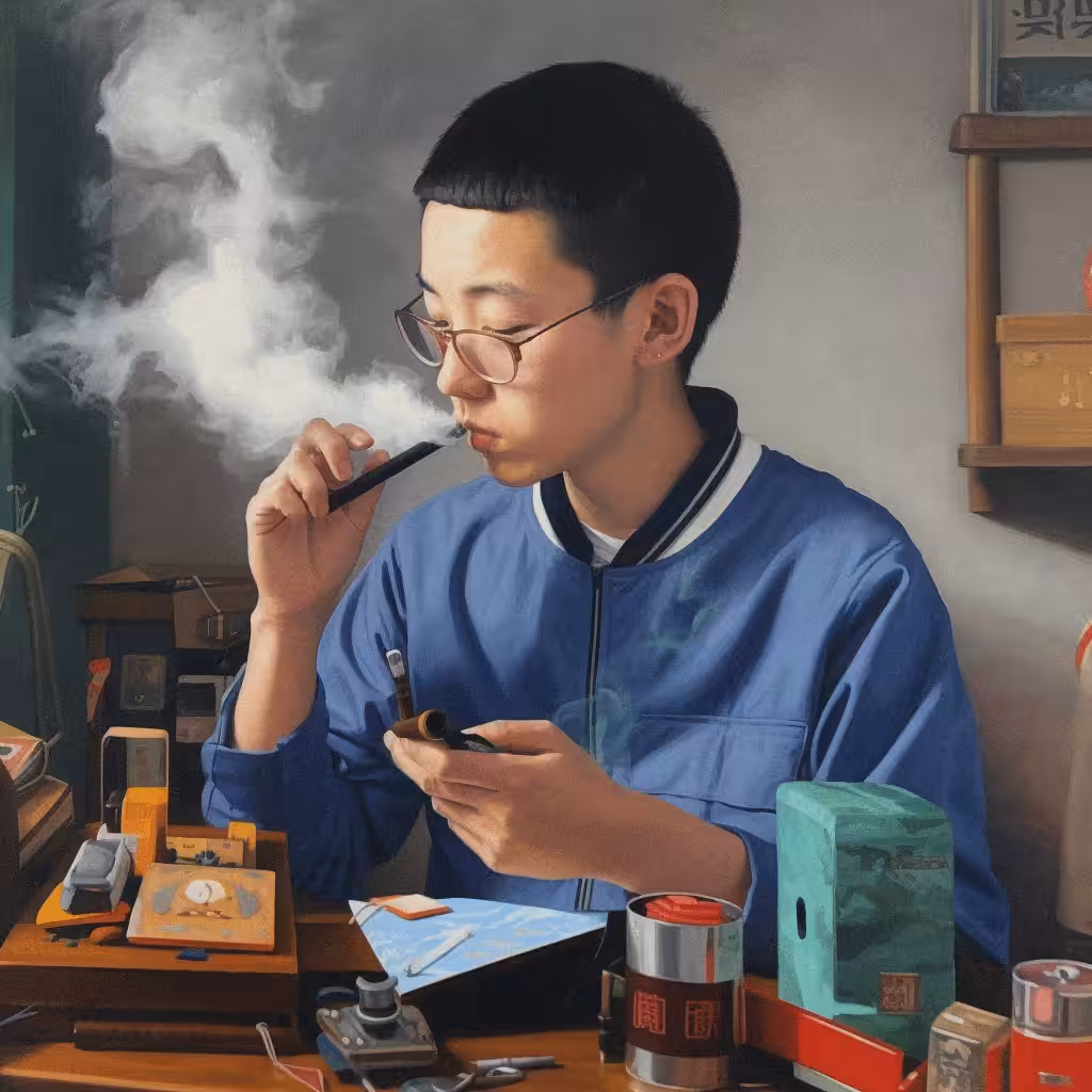 Teenagers vaping addiction