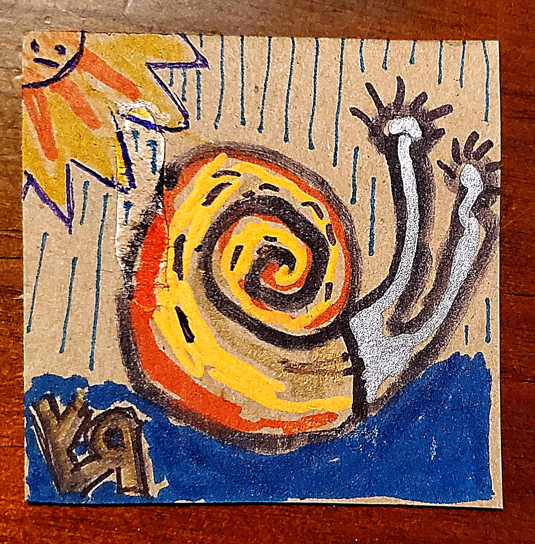 "Snail" by Richard F. Yates (Holy Fool)
