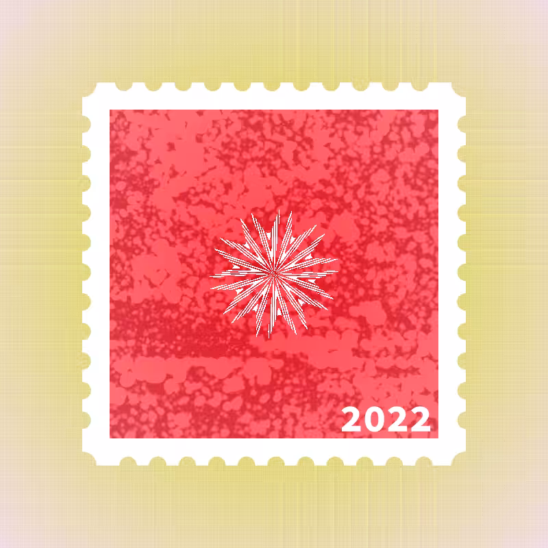 Snowflake stamp #37