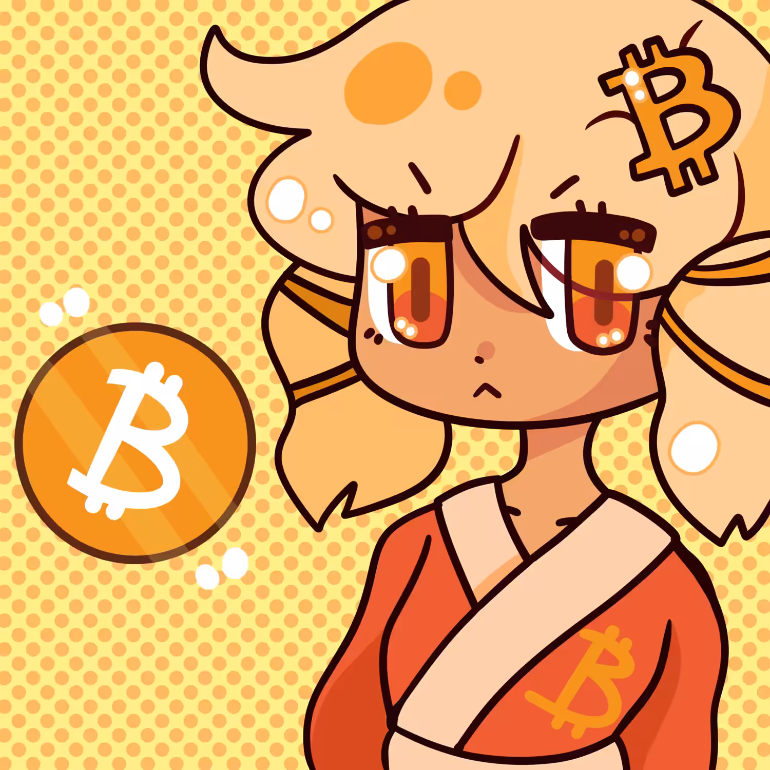 Chibi Crypto Girls: Bit-chan