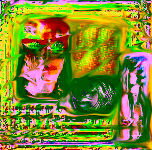 Abstract Art Collection #73 (Alien TV Signal)