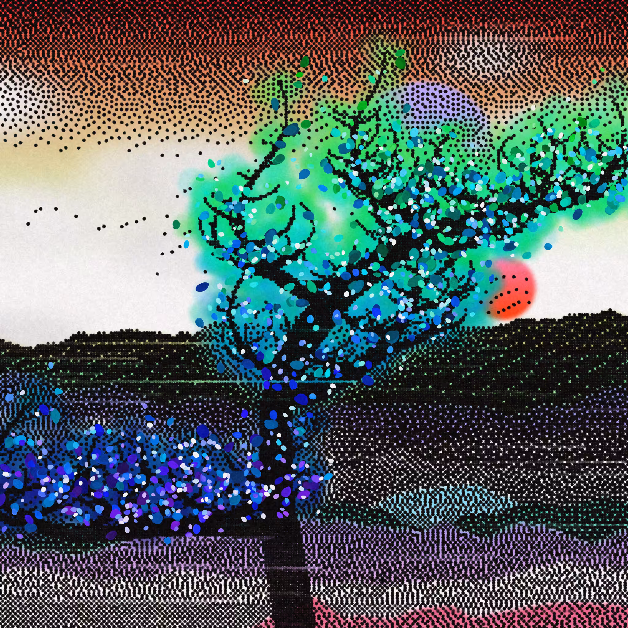 Dithered Branches #57