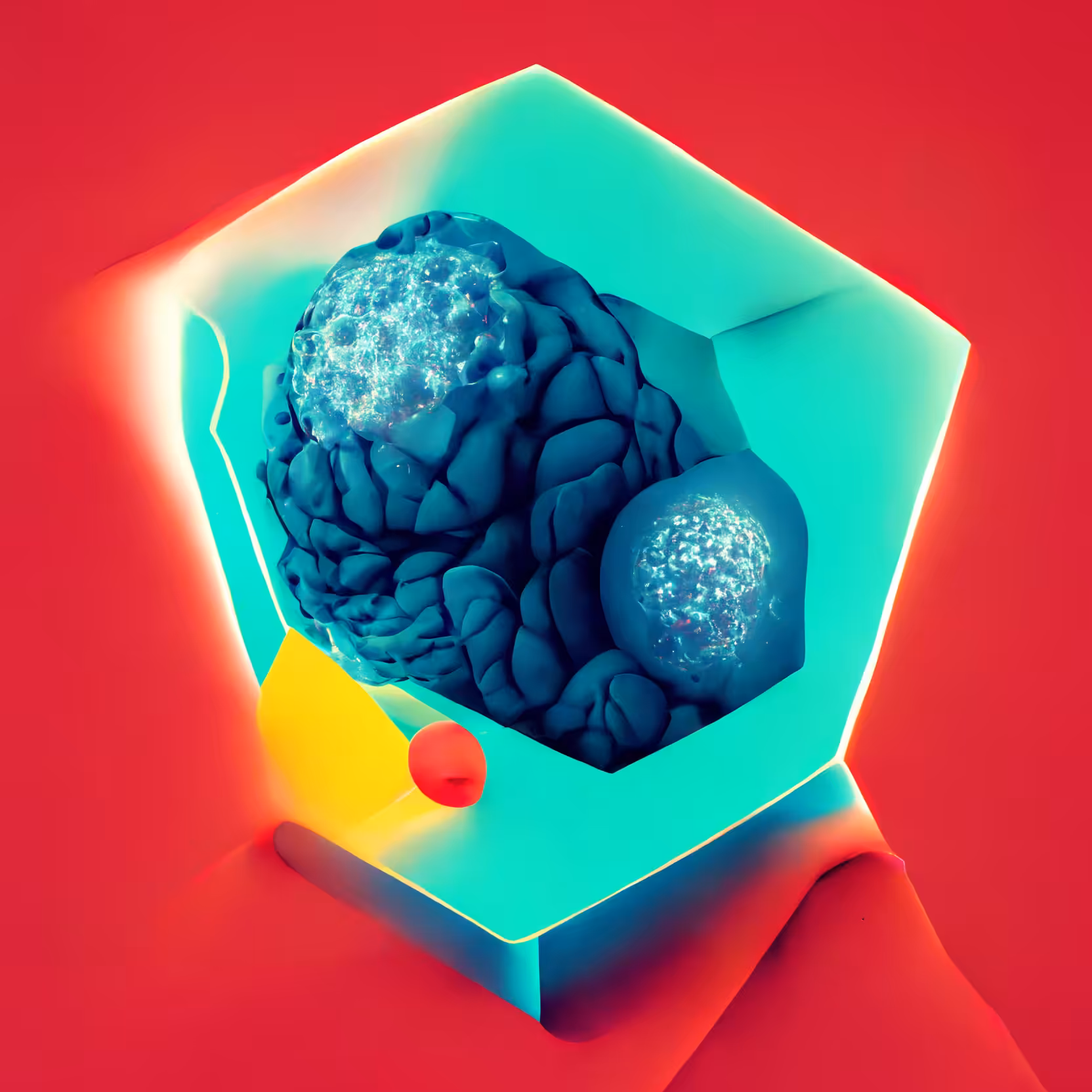 The Brain at The Center of the Universe