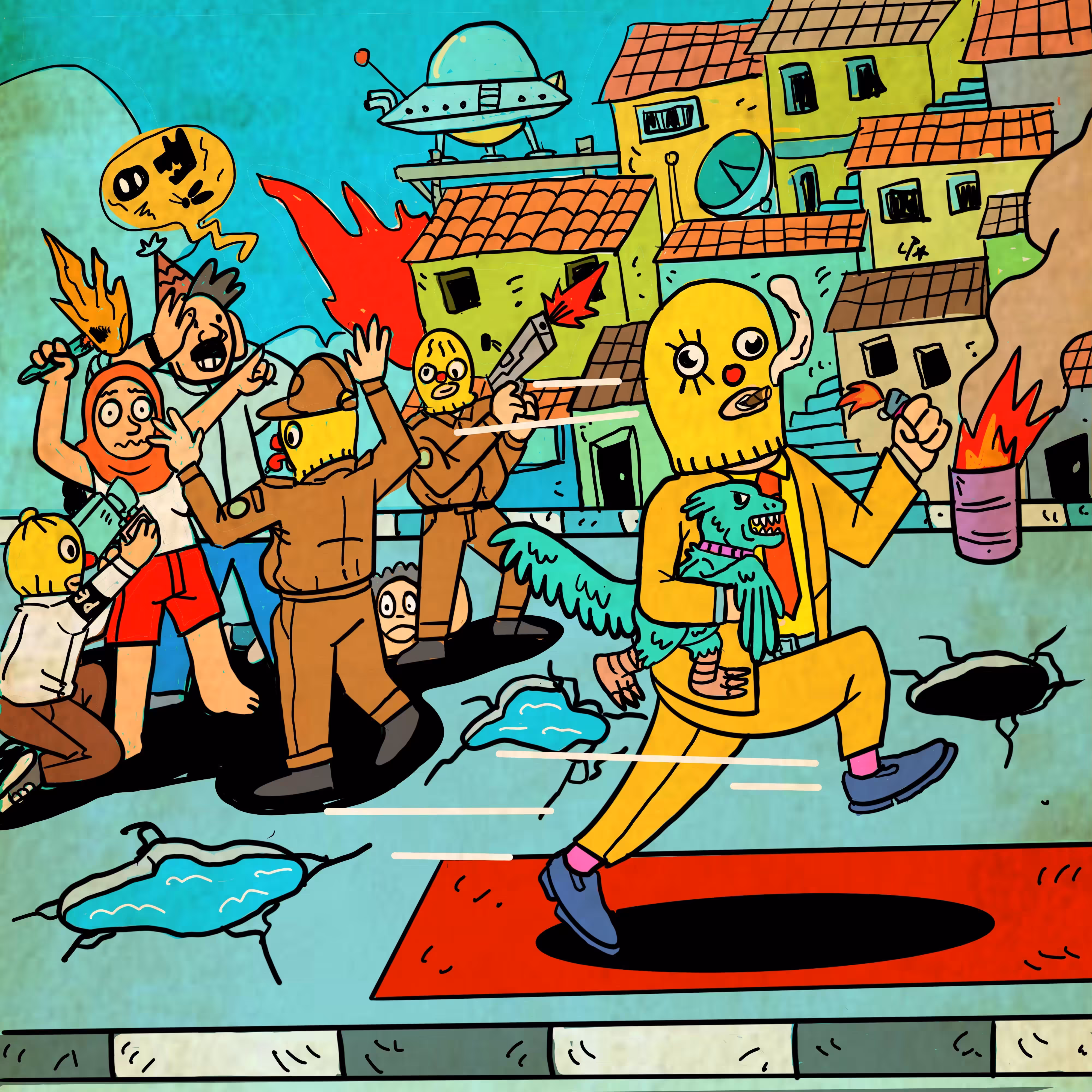 Yellow Bandit - Chicken Dino Operation