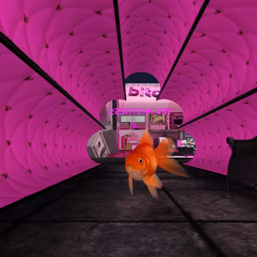 Gold fish at the sex club in d afterlyf
