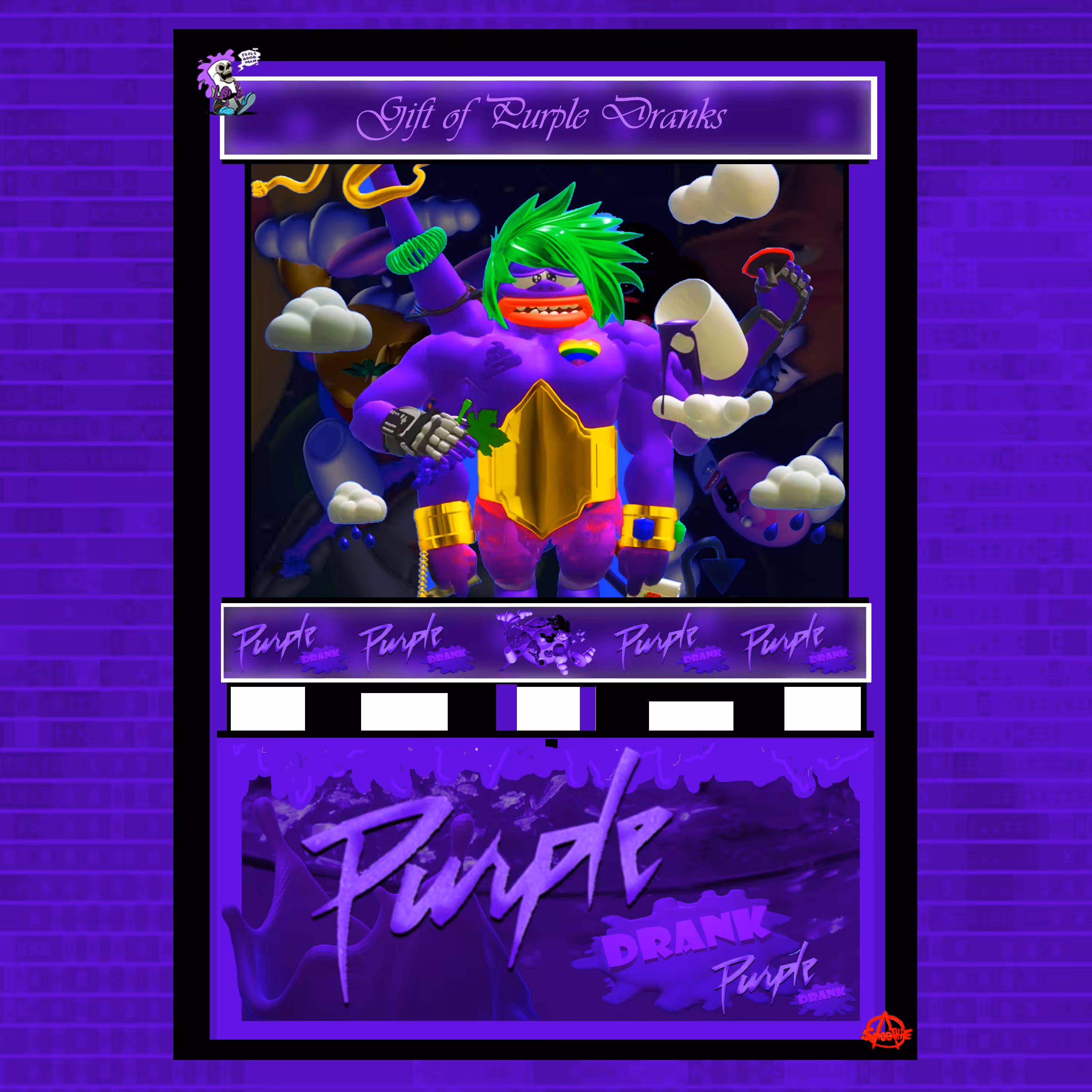 and we were given the gift of drank. Purple Drank