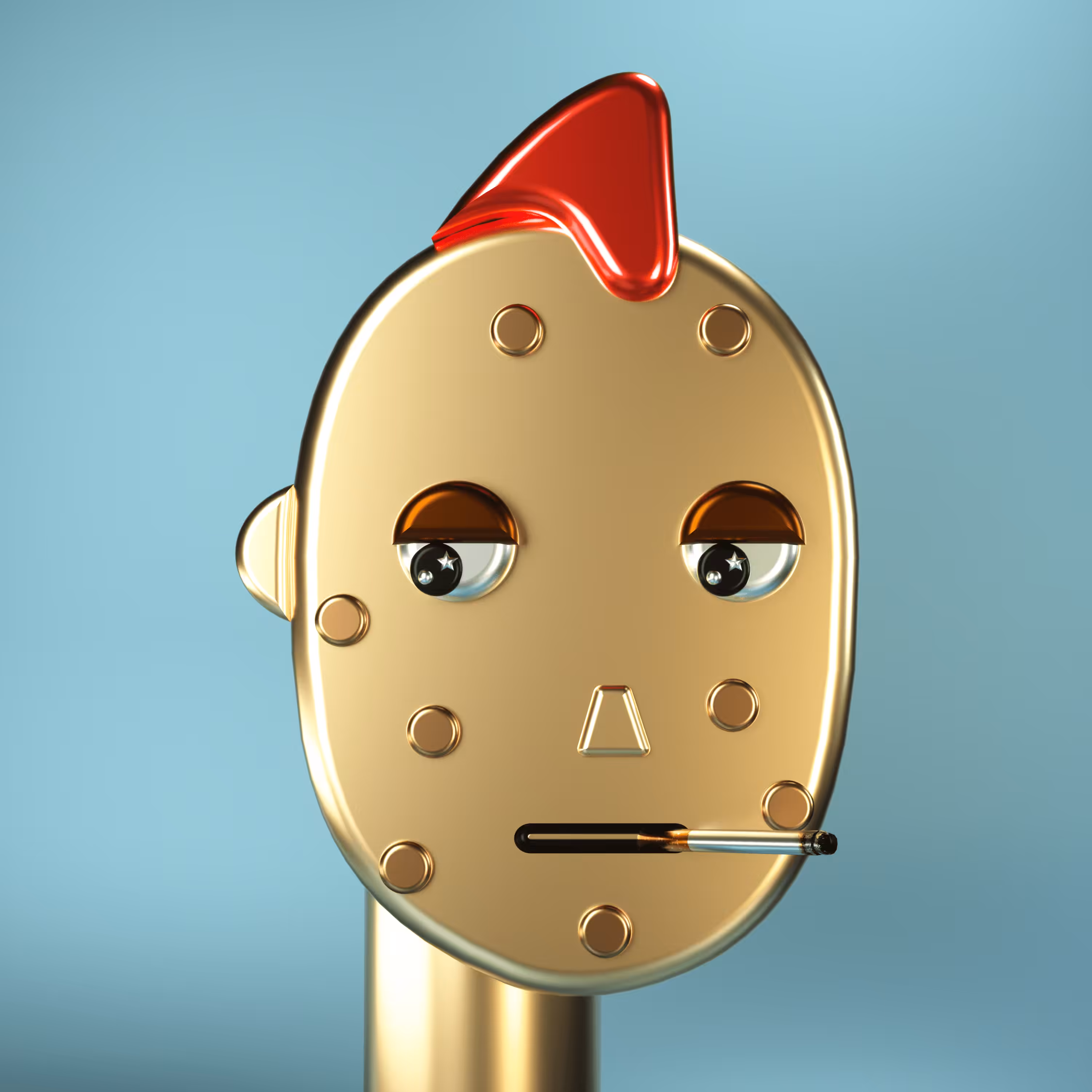 3D Chrome Punk #0378