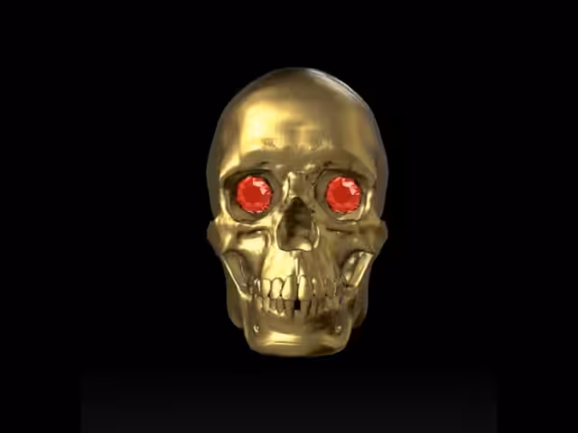 Gold Skull 