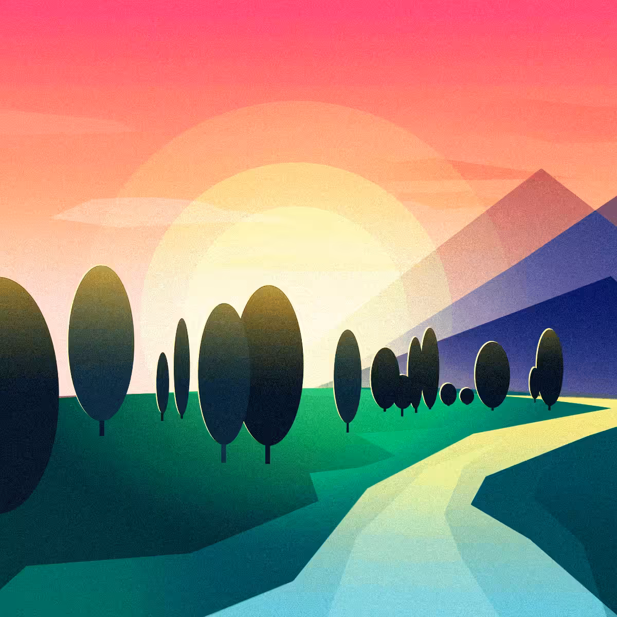Tyrone & Color world: Sunshine in the woods
