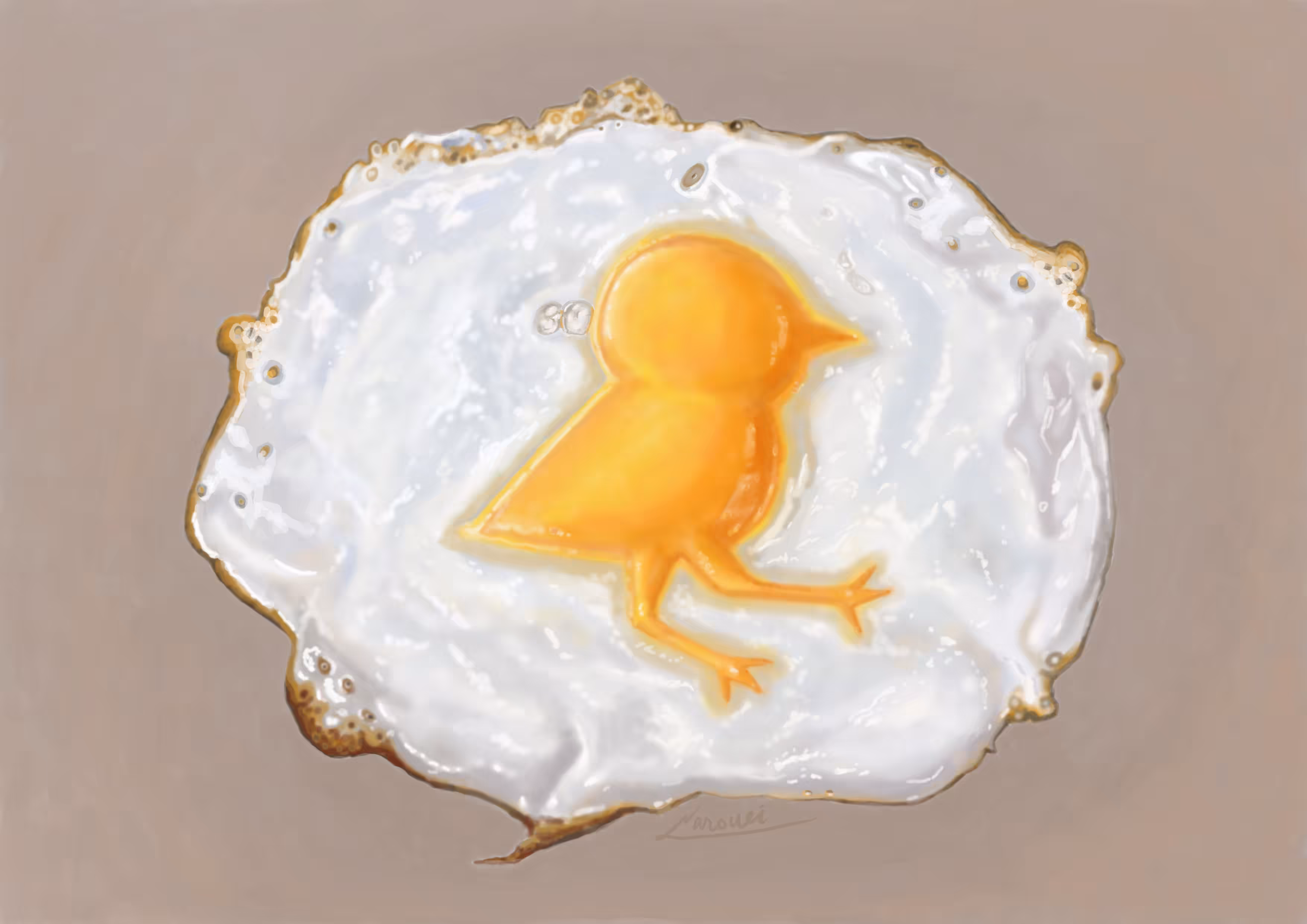 Half-baked egg