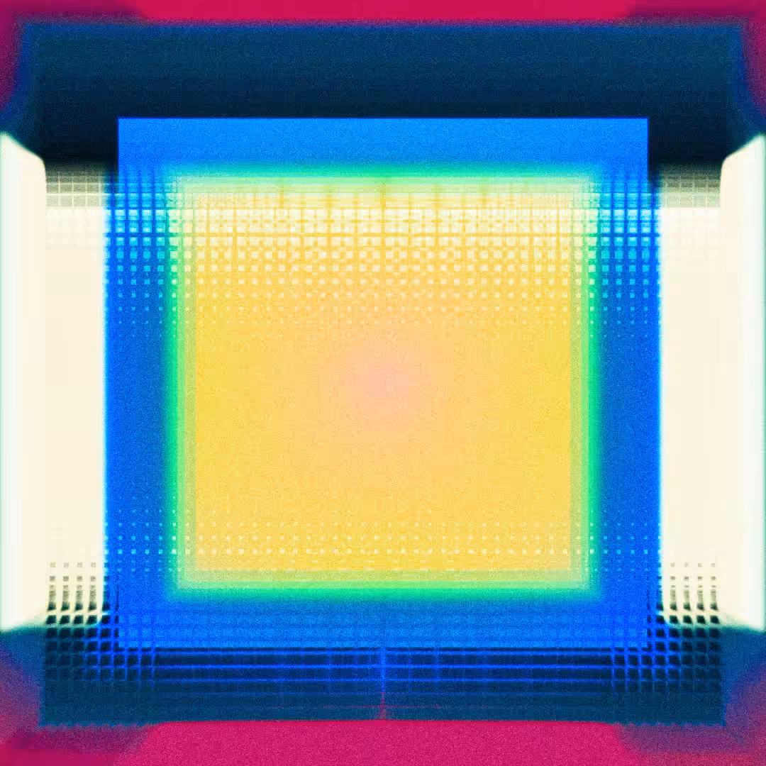 Josef Albers As Particles On a Cloud Server