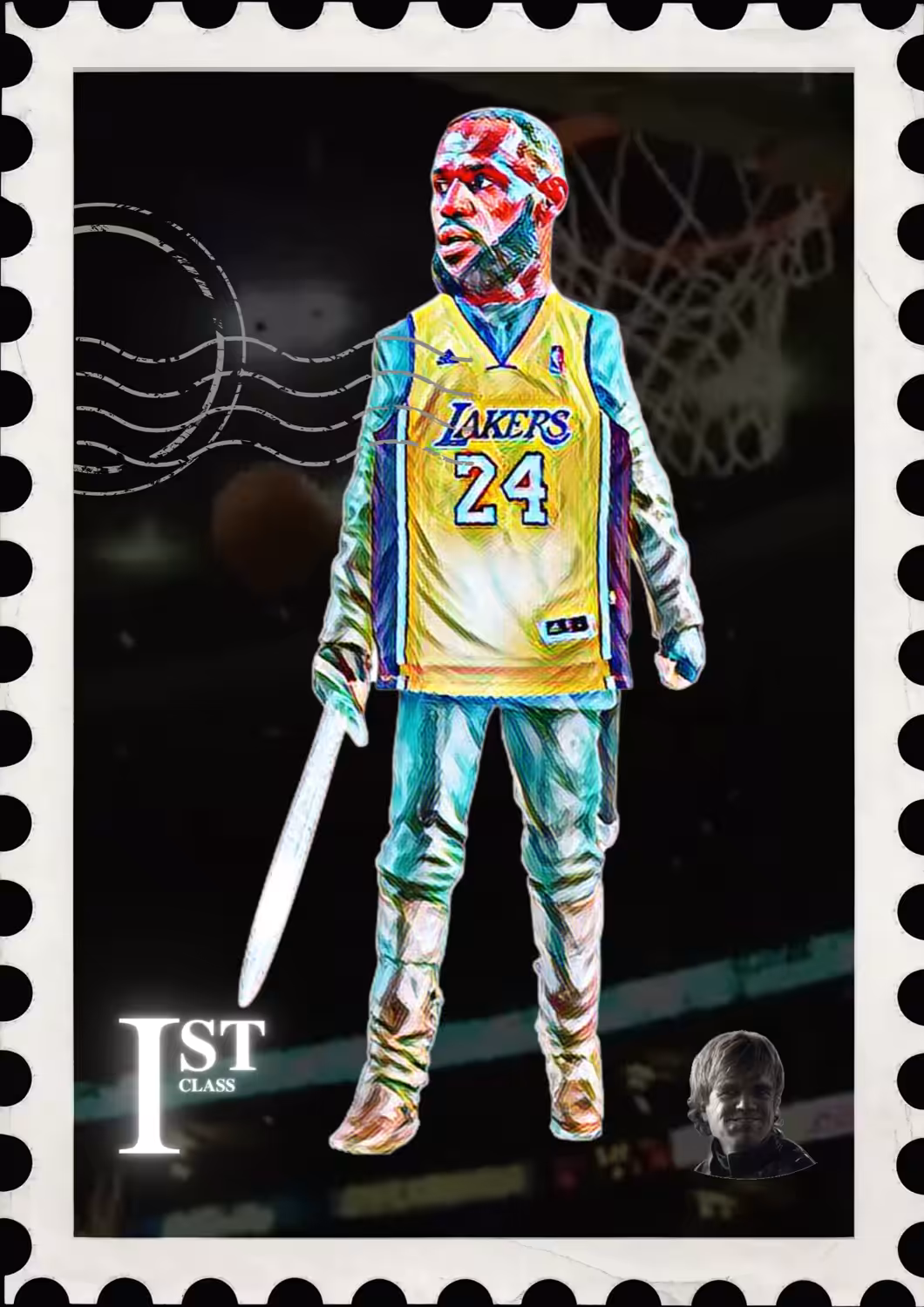 GAME OF LIVES STAMP SERIES - LE'BRON OF THE BLACKWATER