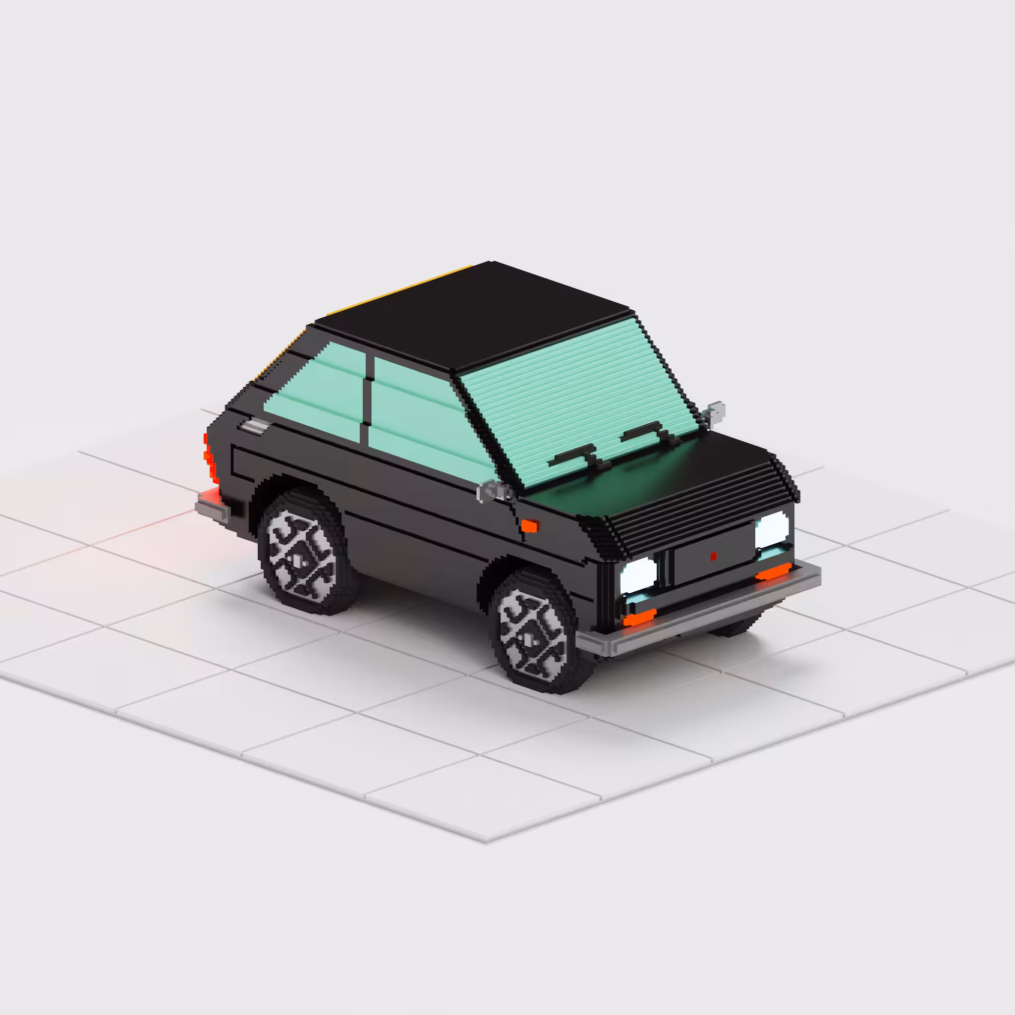 KINΞGARAGE 01 - FIAT 126 #BLACK