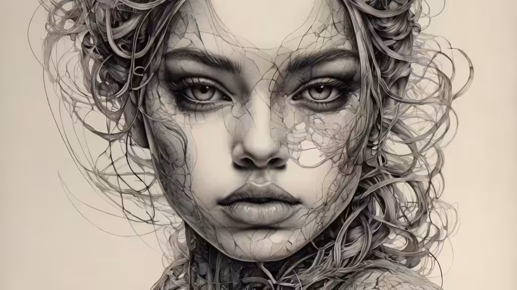 Experience the beauty of ink and graphite