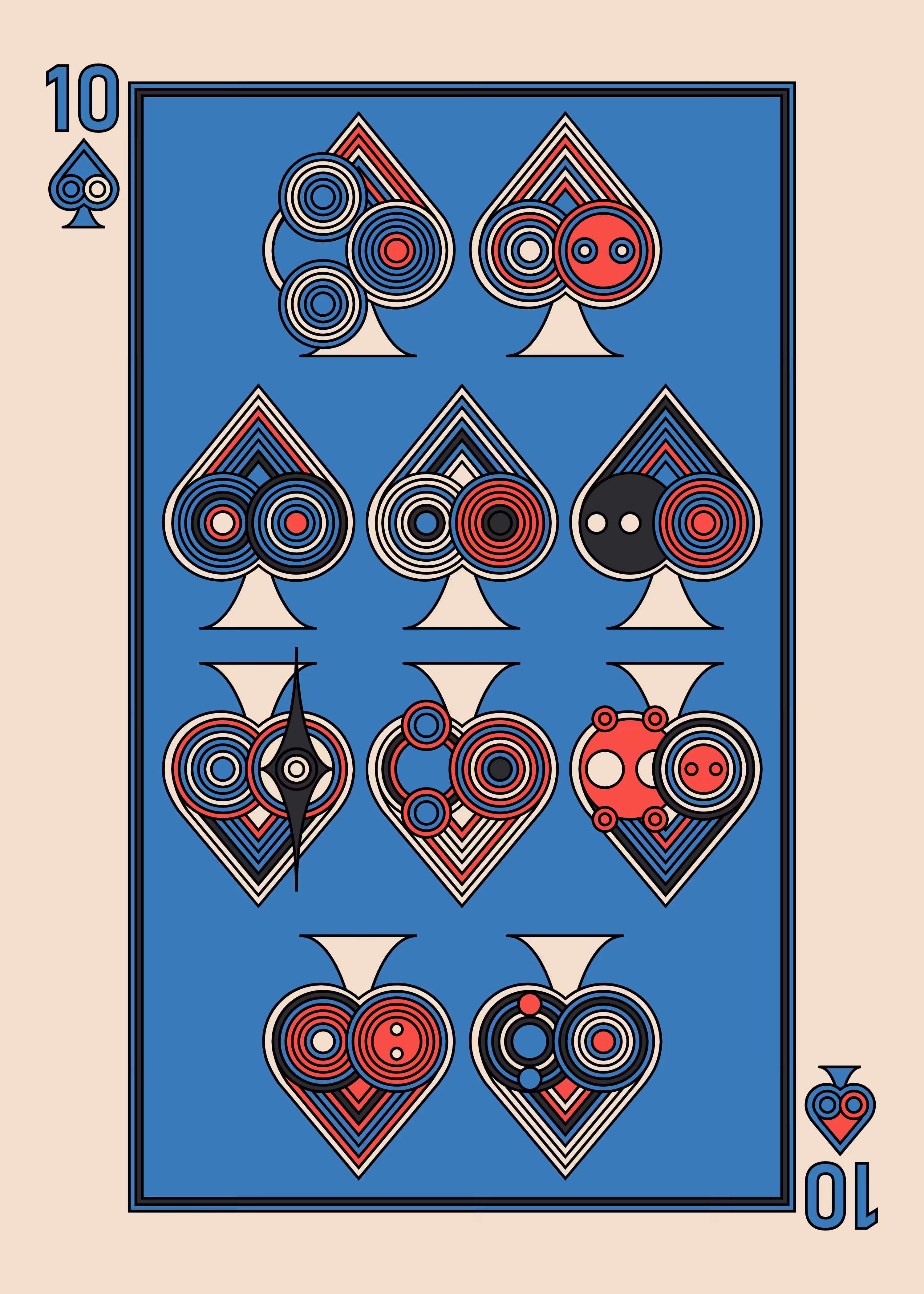 Ten of Spades Dark