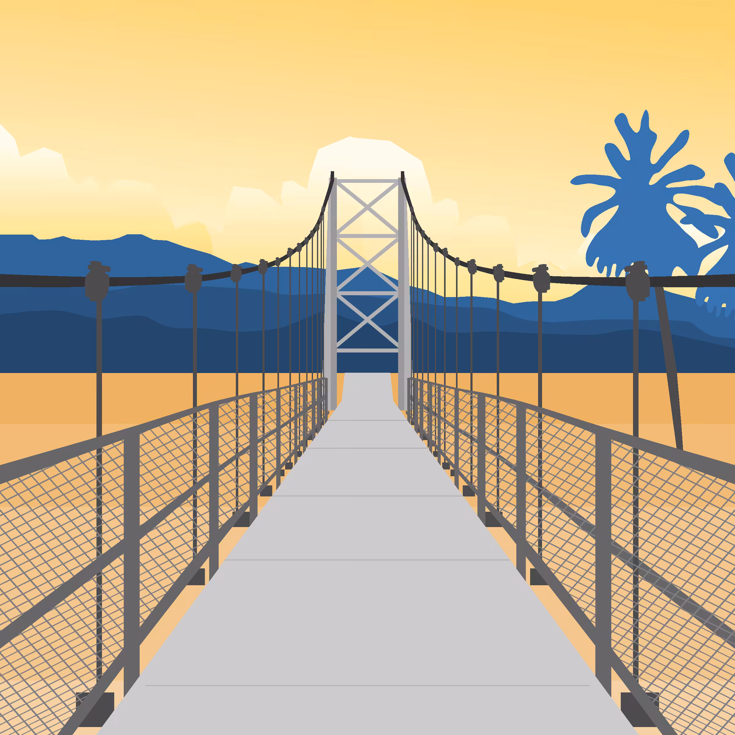 Rumbio Suspension Bridge
