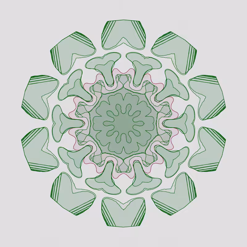Handdrawn Kaleido #13