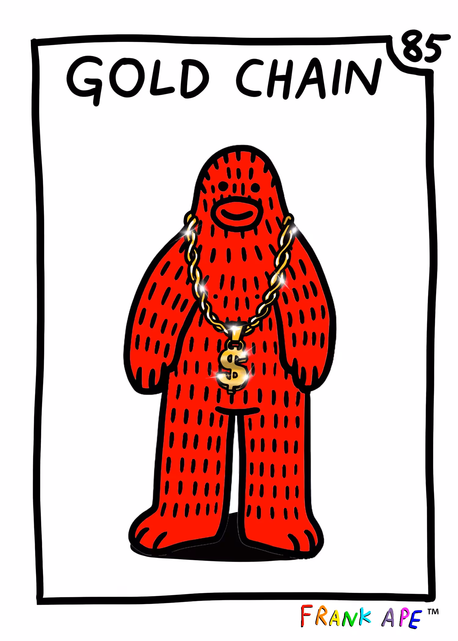 Frank Friends Series 2 - 51 to 100: Frank Friends #85 - Gold Chain