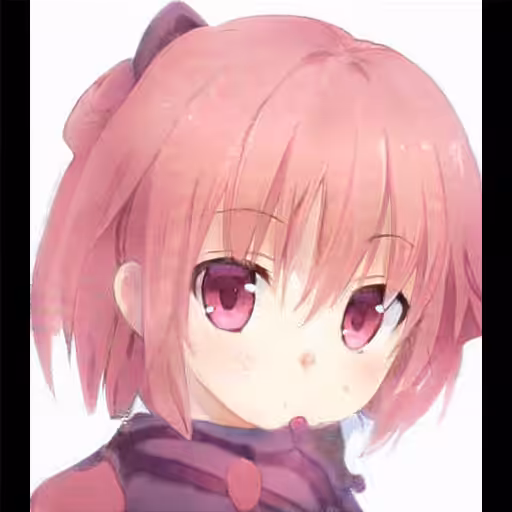 pink hair lady