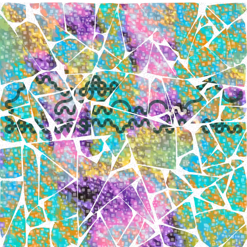 Tessellis - Gaudi style generative mosaic #3