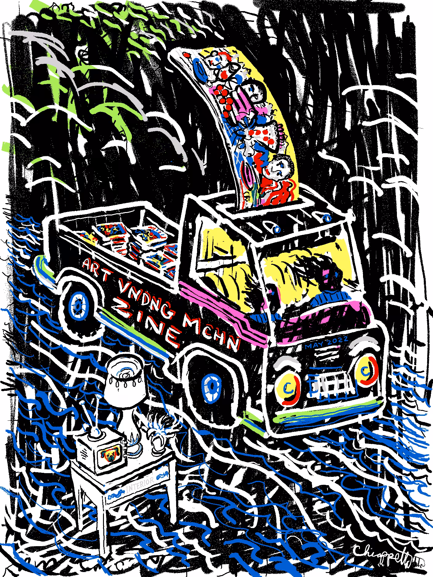 ArtVndngMchn Zine Interior (May 2022)
